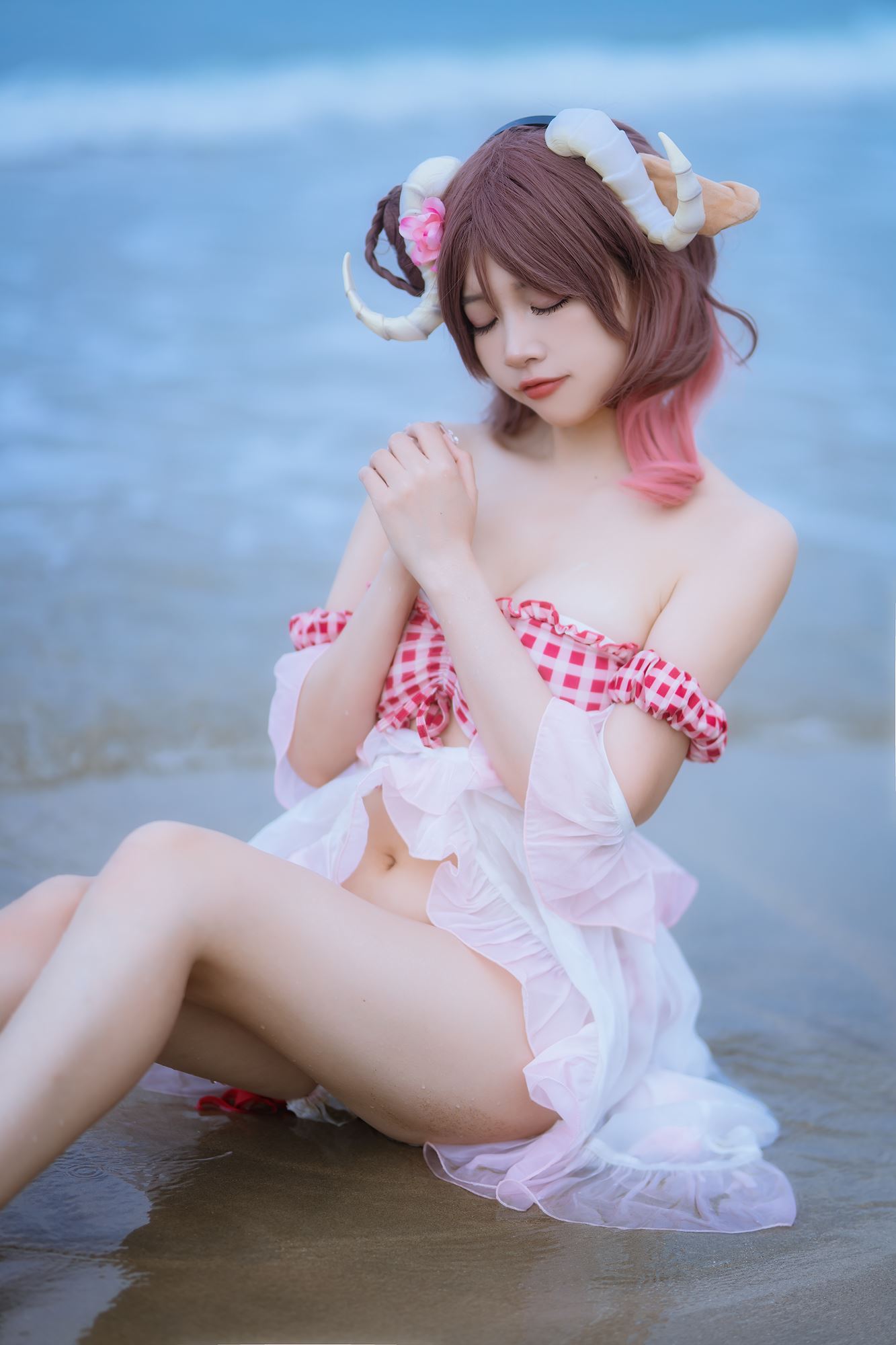 二佐Nisa - 泰拉夏日纪事 艾雅法拉泳装[34P/566MB]