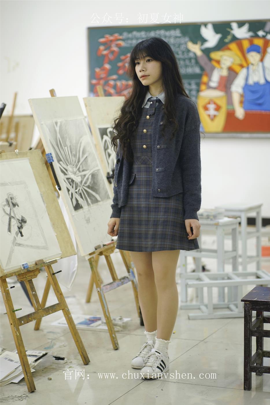 初夏女神 NO.034 欢欢 新晋学妹-校园游览[158P/1V/5.64GB]