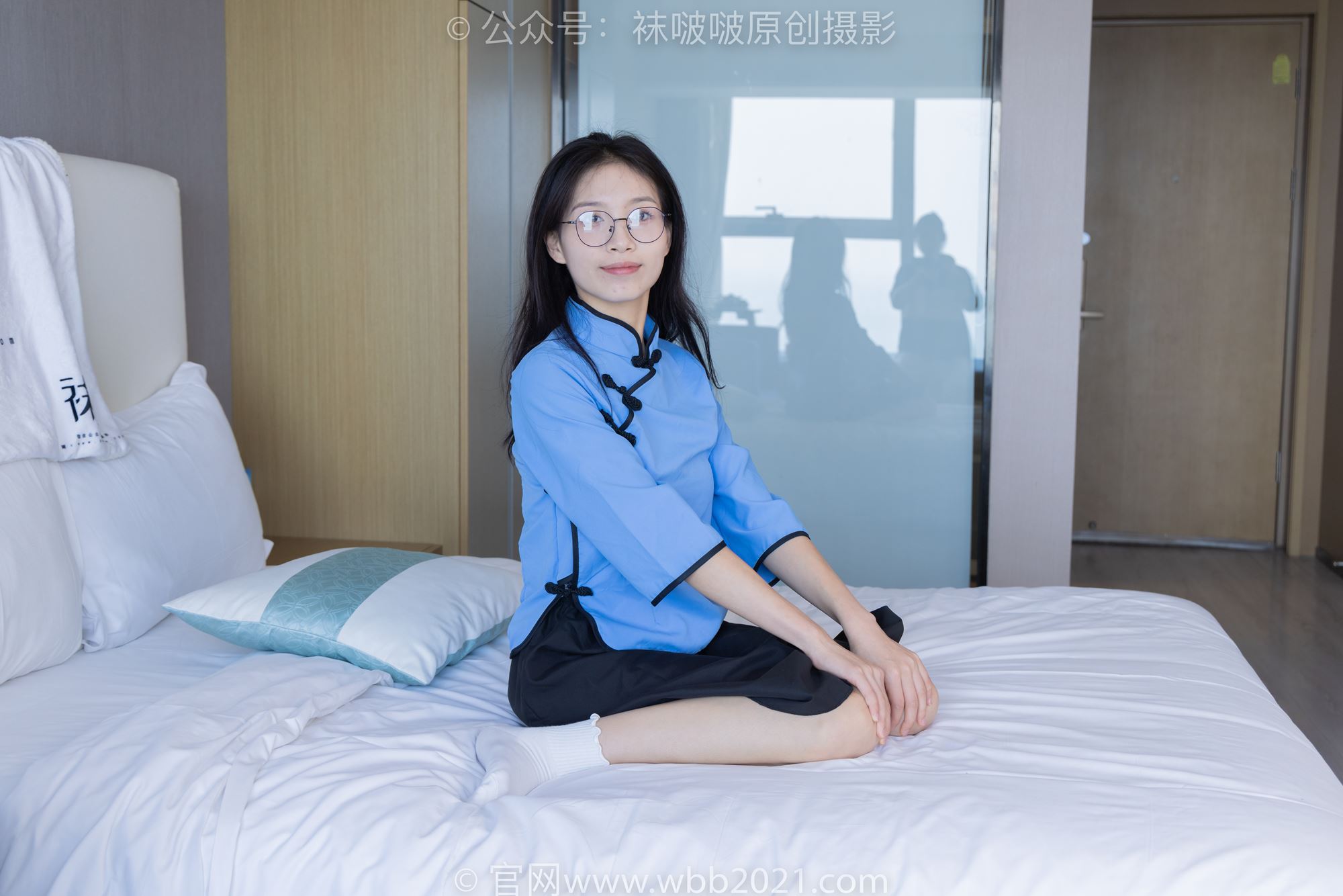 [BoBoSocks袜啵啵]NO.279 芝士-皮鞋、白棉袜、民国学生装[145P/1V/5.74GB]