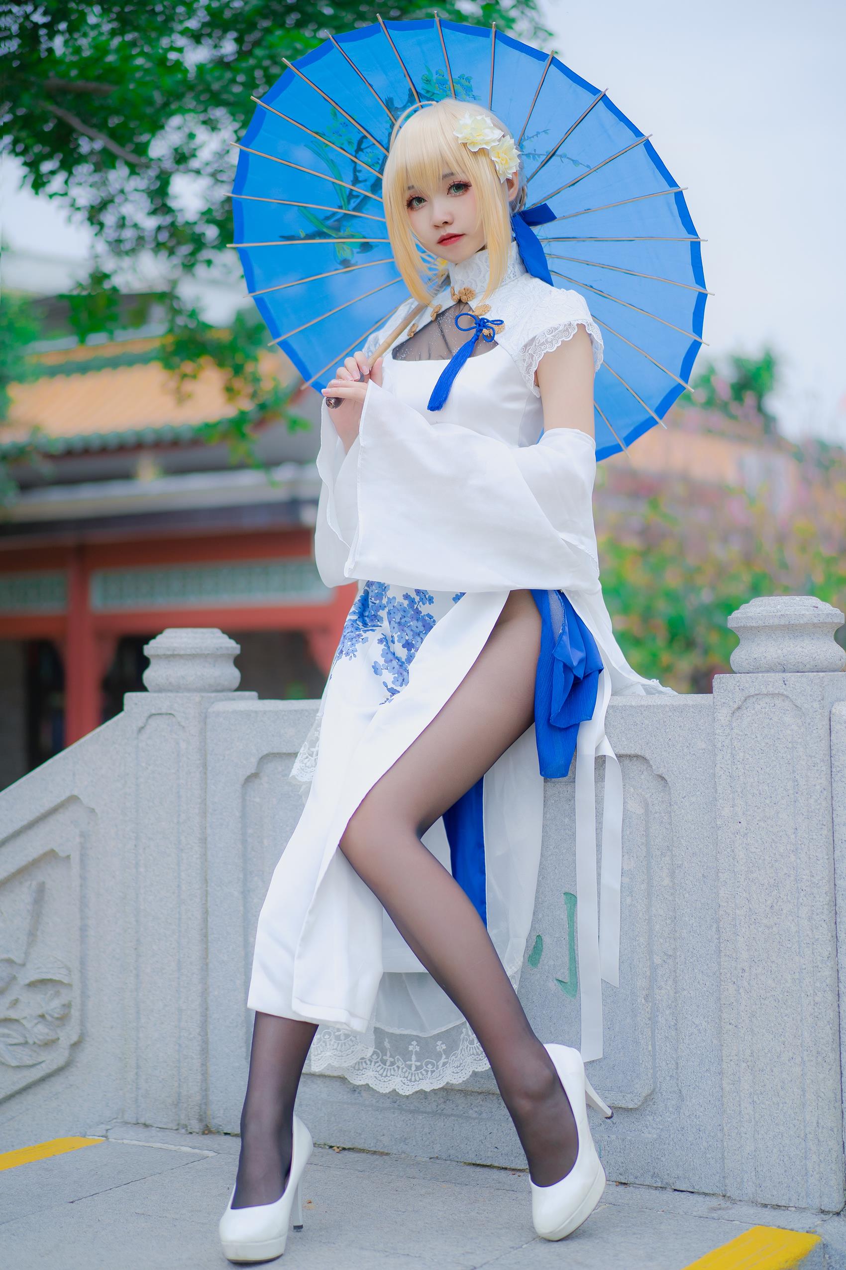 大大卷卷小卷  - FGOsaber 四周年旗袍[15P/99MB]