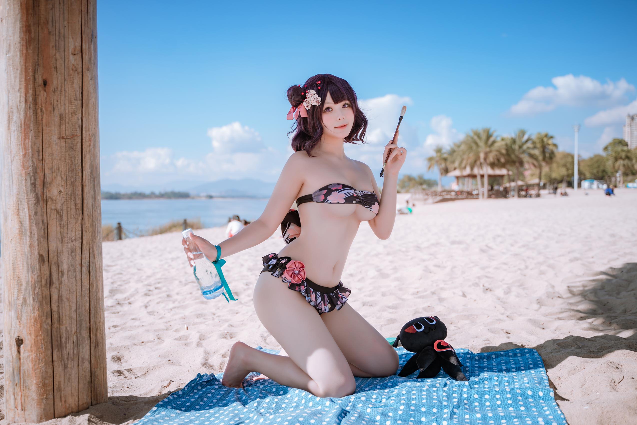 w百合欧皇子w - 沙滩[21P/173MB]