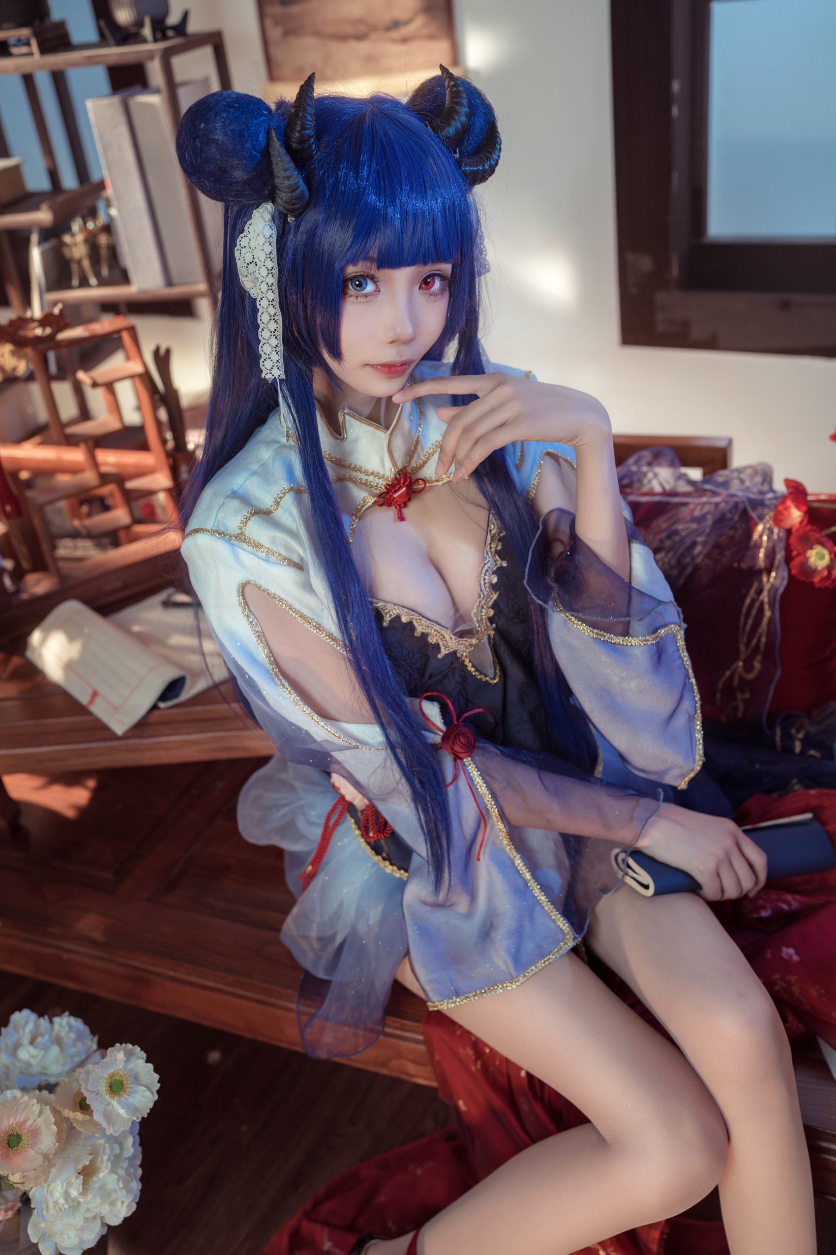 艾西aiwest - 碧蓝航线 伊吹 新年旗袍[35P/848MB]