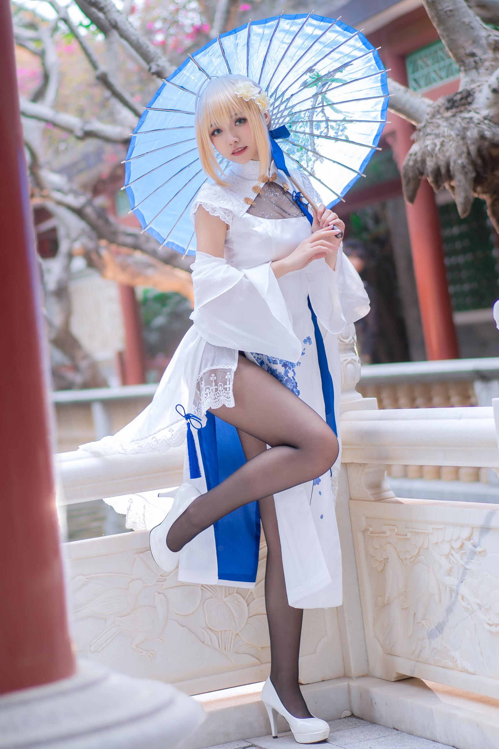 大大卷卷小卷  - FGOsaber 四周年旗袍[15P/99MB]