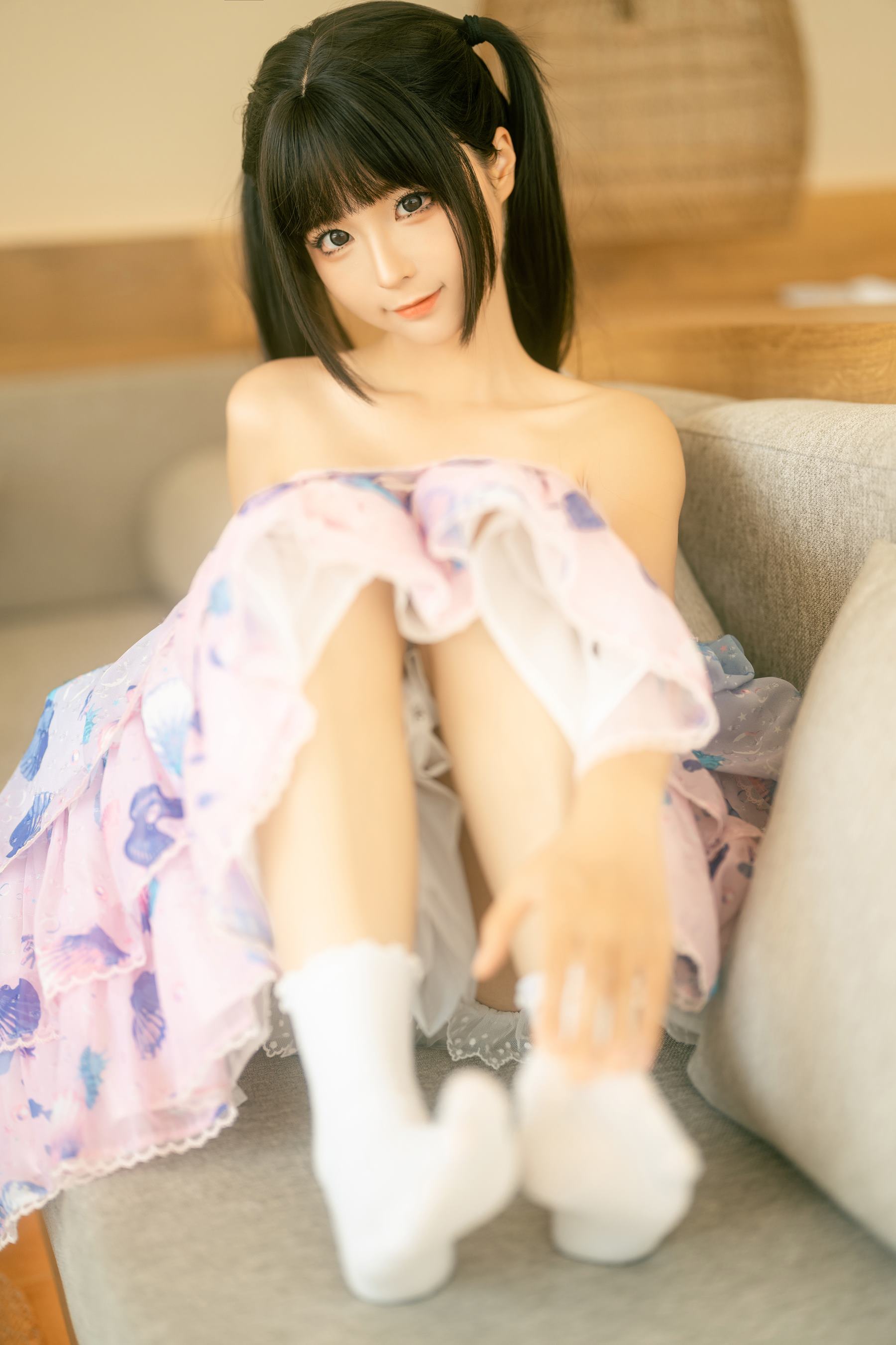 蠢沫沫 - 可爱粉裙[12P/109MB]