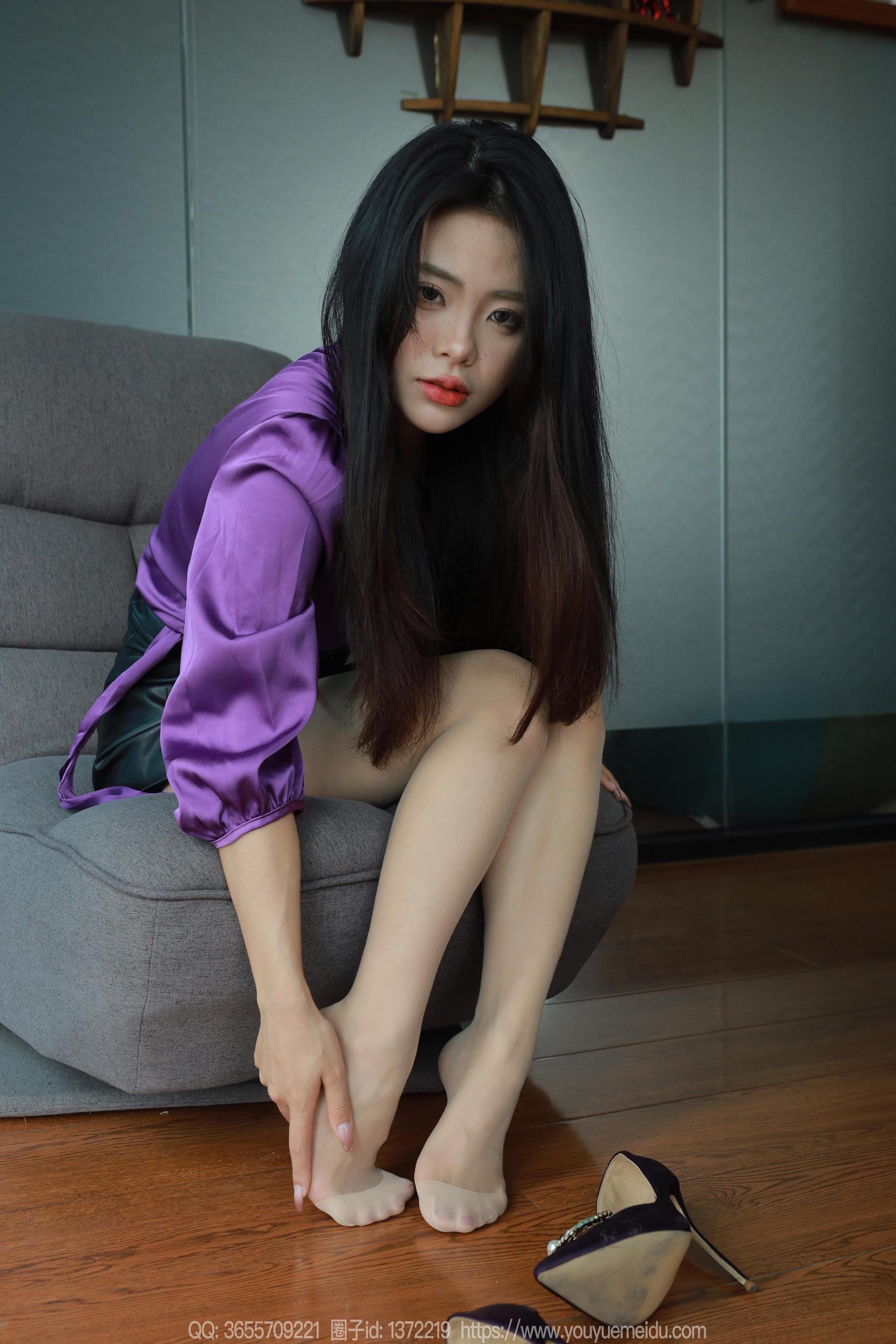 [IESS异思趣向] 2023.10.18 丝享家1562：兔兔《紫色韵味》[78P/83MB]