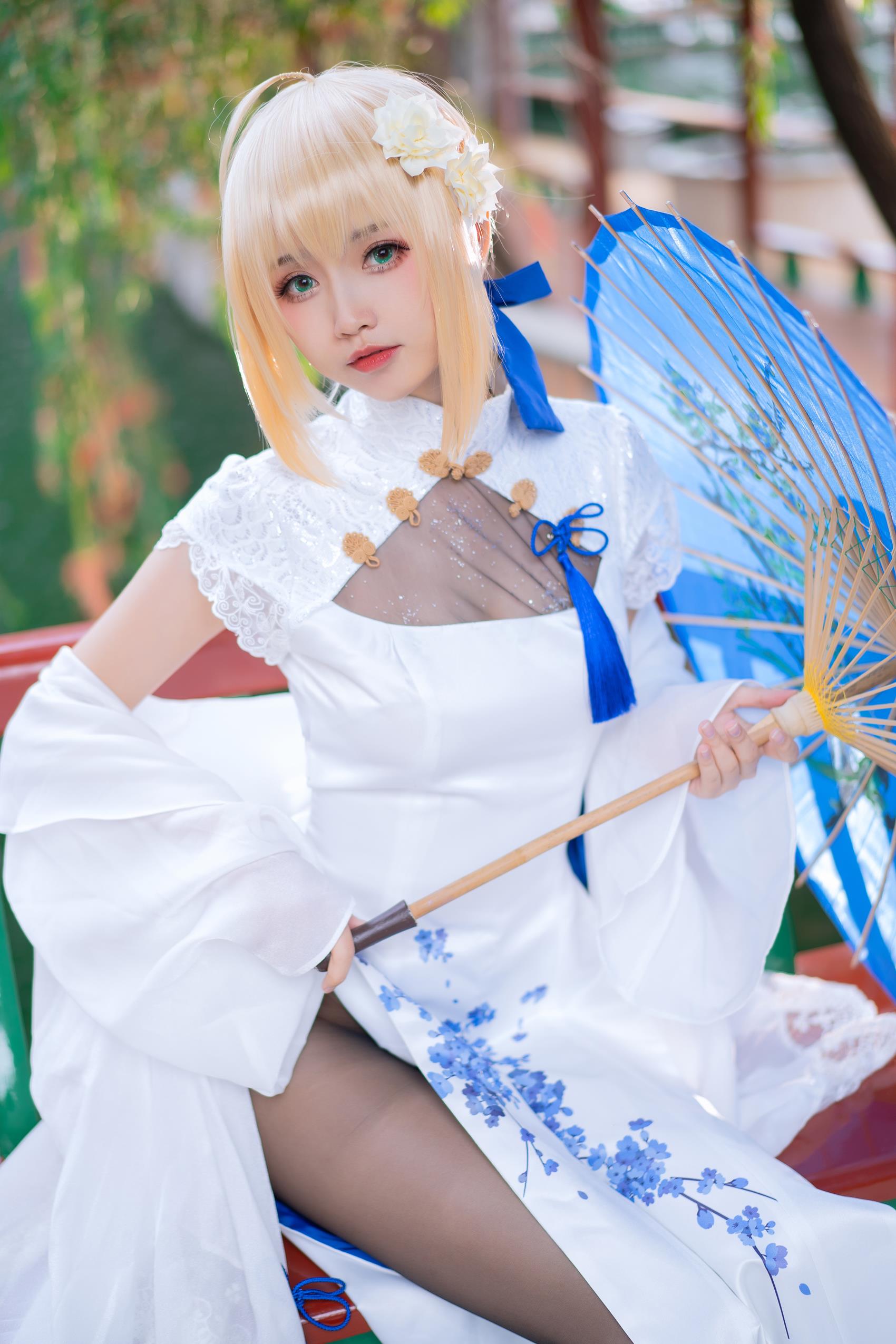 大大卷卷小卷  - FGOsaber 四周年旗袍[15P/99MB]