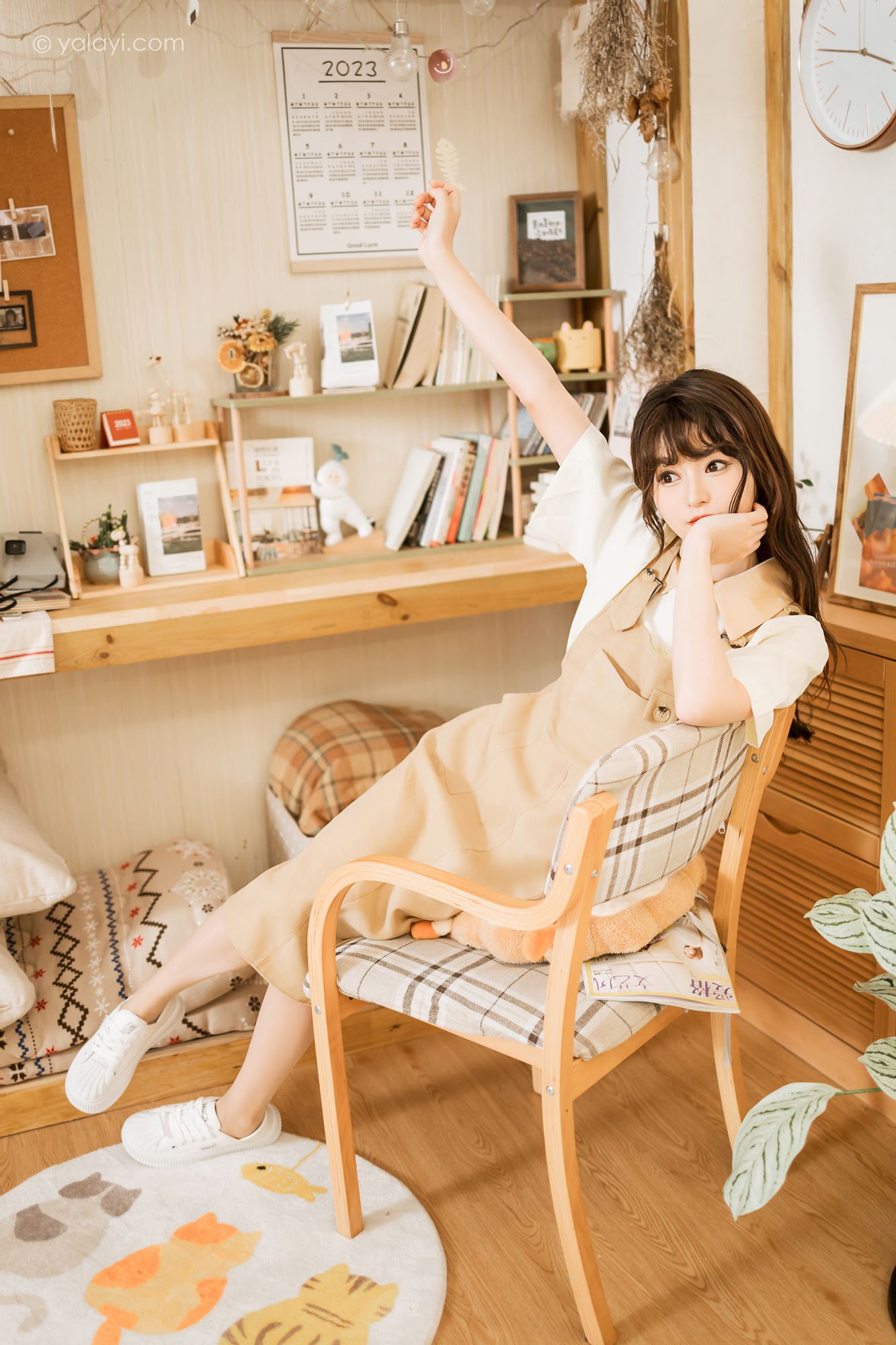 [YALAYI雅拉伊]2023.05.02 NO.1025 惬意的悠闲时光 小亭[45+1P/501MB]