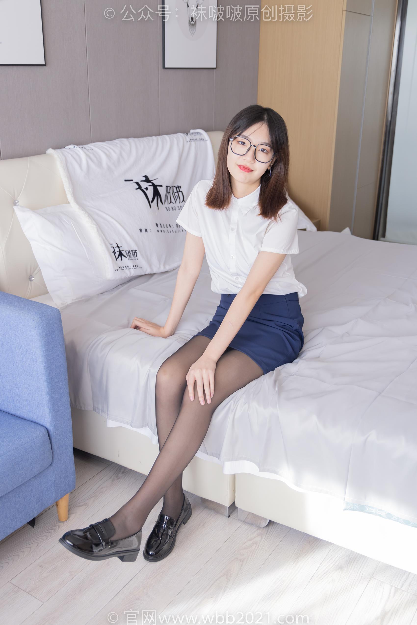 [BoBoSocks袜啵啵]NO.296 小甜豆-皮鞋、平底鞋、黑丝、油亮厚黑丝[140P/2V/7.32GB]