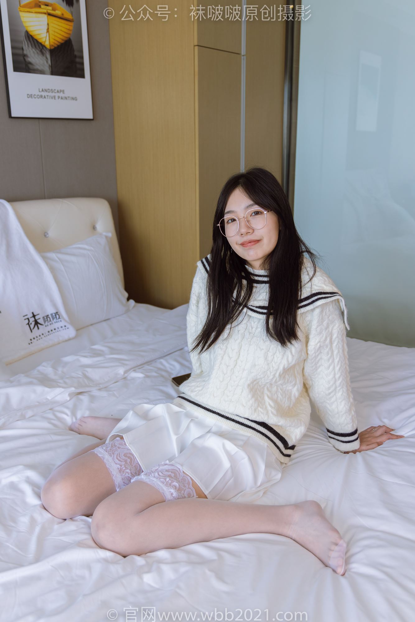 [BoBoSocks袜啵啵]NO.282 小甜豆-长靴、高跟鞋、白丝大腿袜[140P/1V/5.85GB]