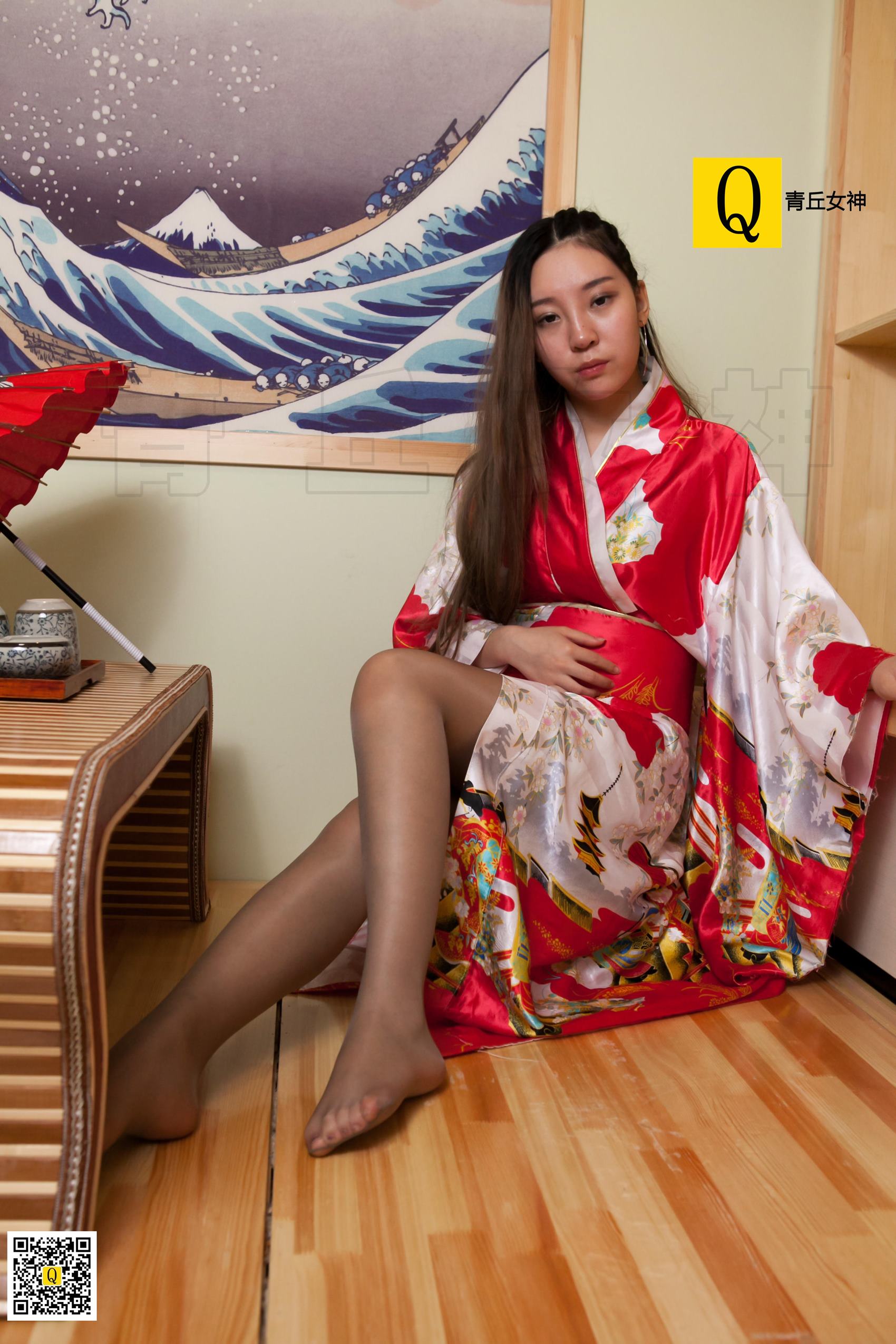 [青丘女神] 088 2018.01.12 少华 日系灰丝 [88P/76M]