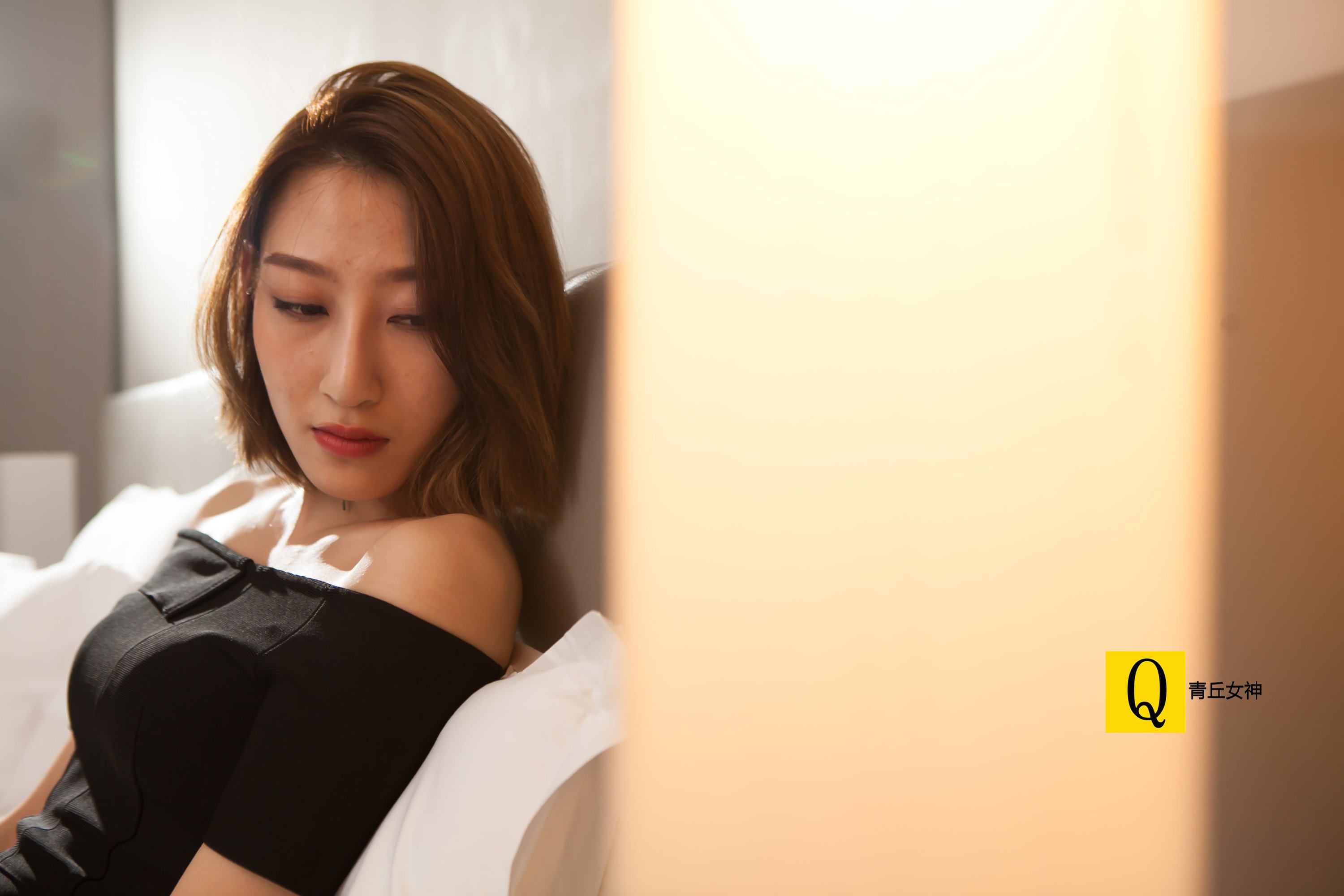 [青丘女神] NO.045 黑色礼服 [86P/28.1MB]