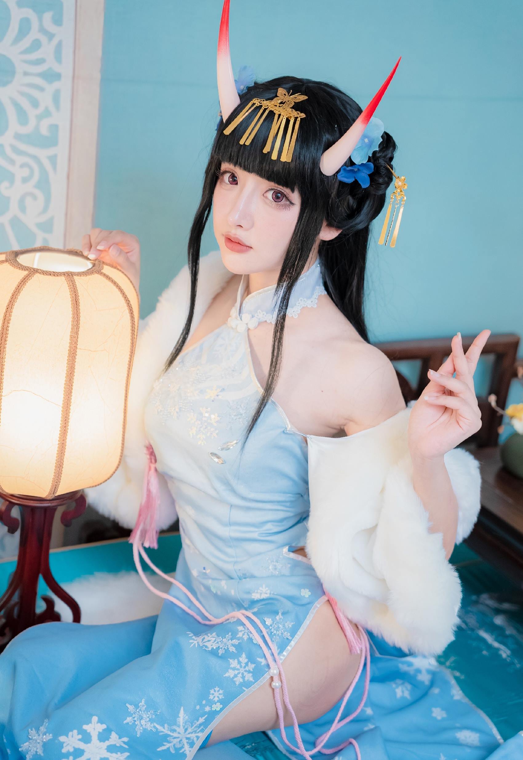 紫氯氯 - 能代 貅 旗袍[18P/27MB]