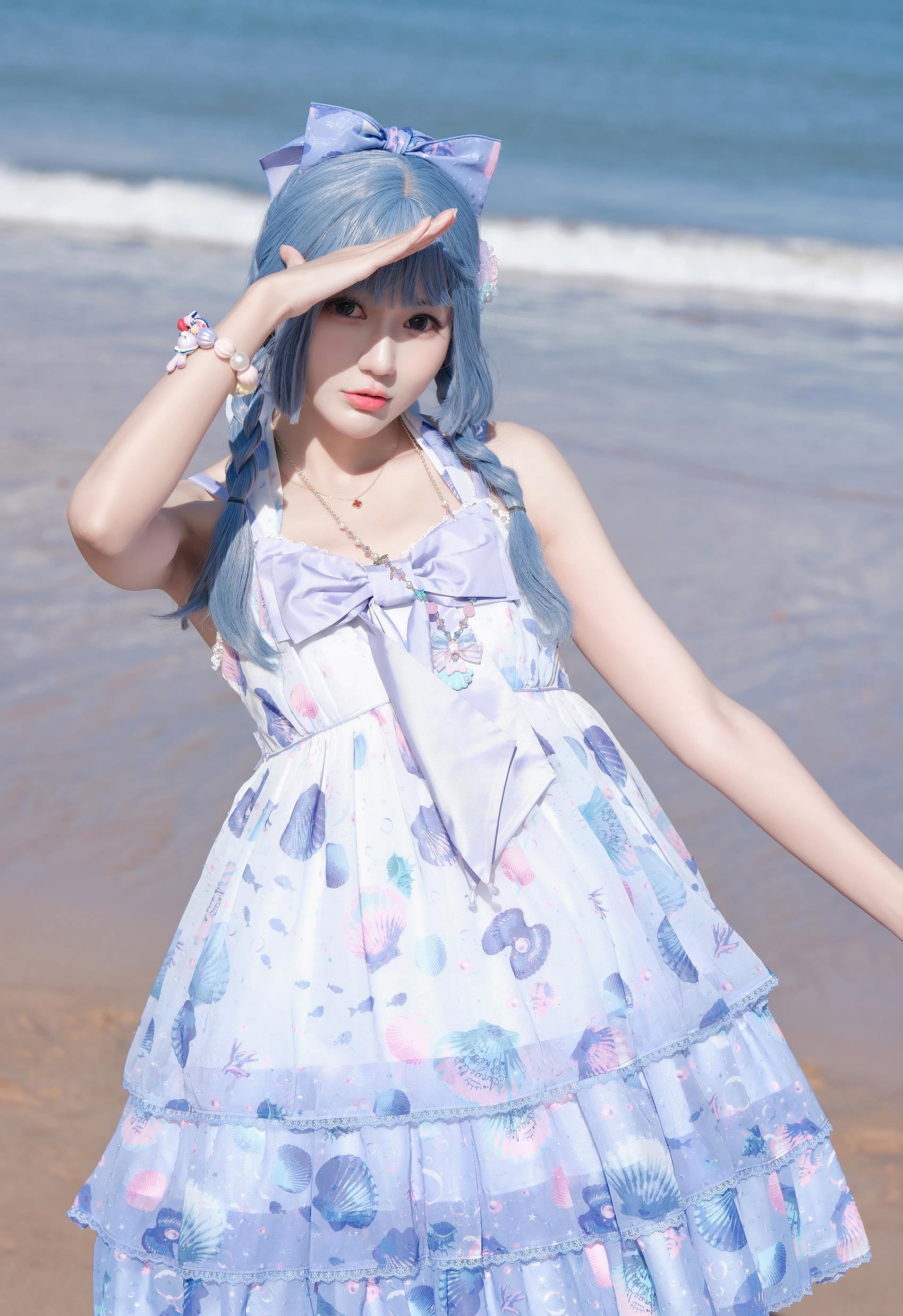 彩芸_Nebula - 渐变贝壳白紫[15P/71MB]