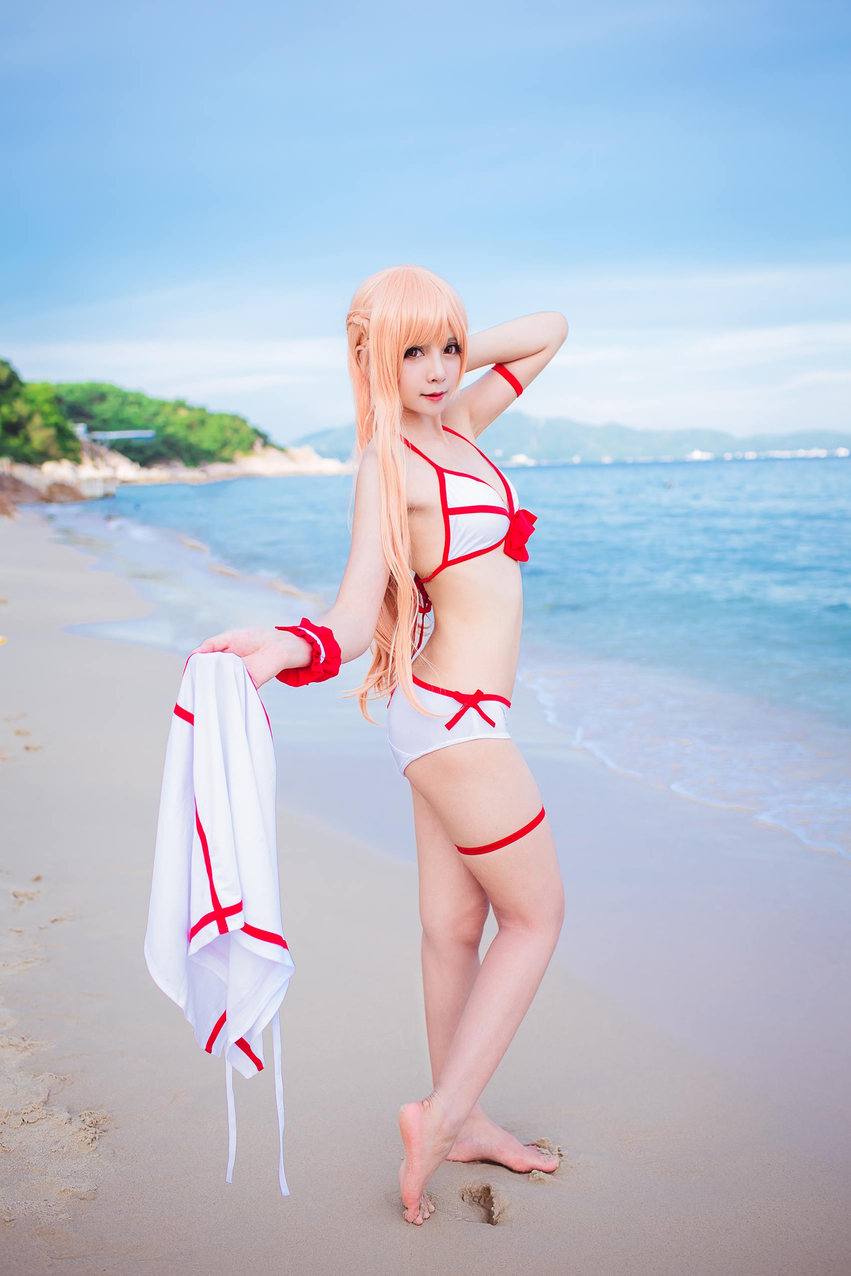 秋山AkI  亚丝娜泳衣[18P/154MB]