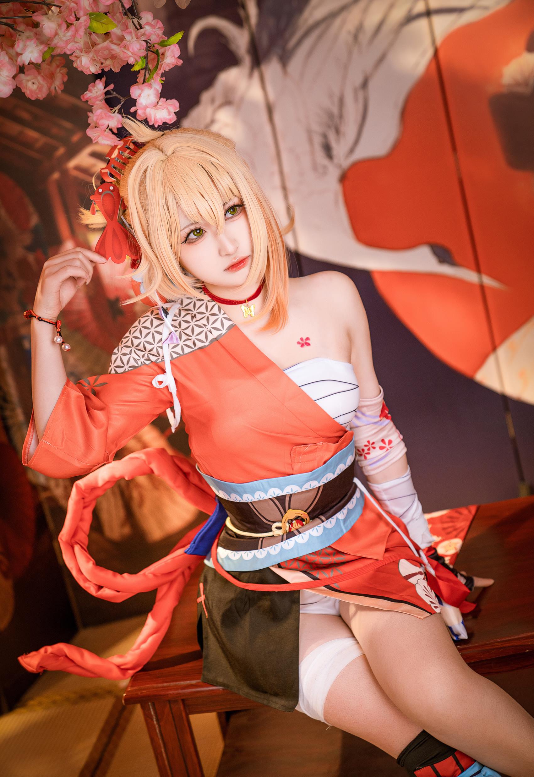 喵喵的喵吖 - 原神宵宫[15P/92MB]