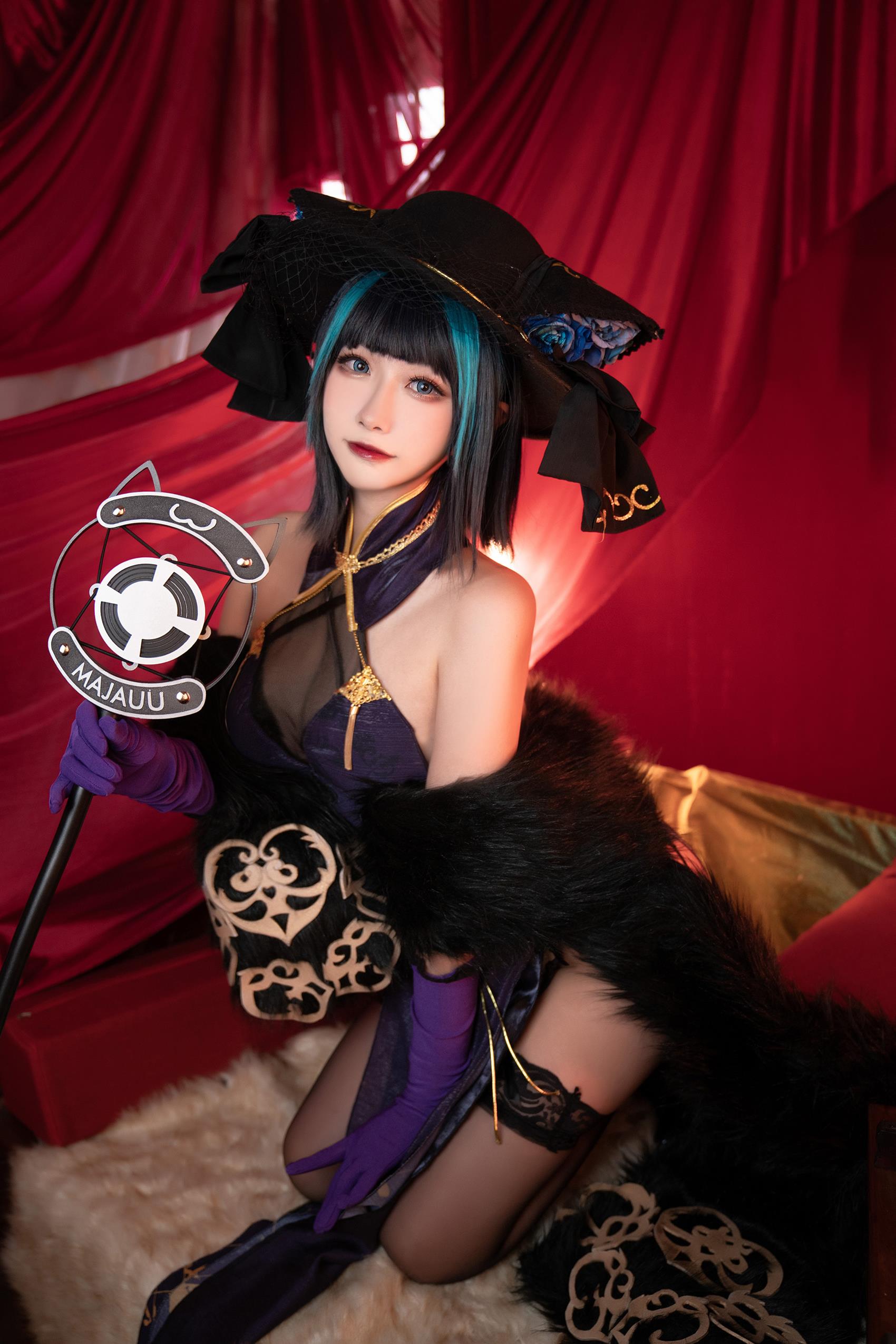 Momoko葵葵 - 碧蓝航线柴郡 音乐绚烂CaitSith[16P/22MB]