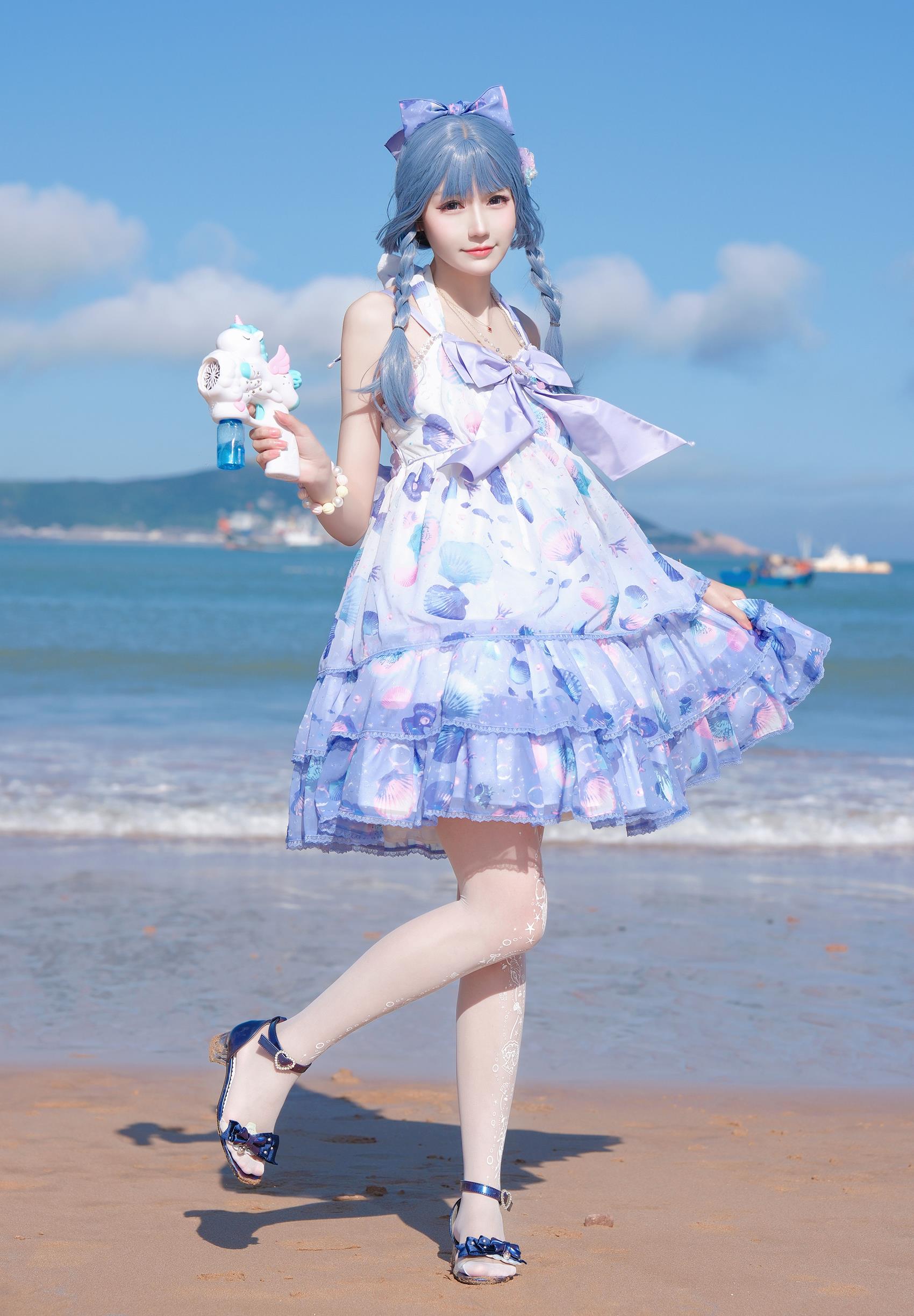 彩芸_Nebula - 渐变贝壳白紫[15P/71MB]