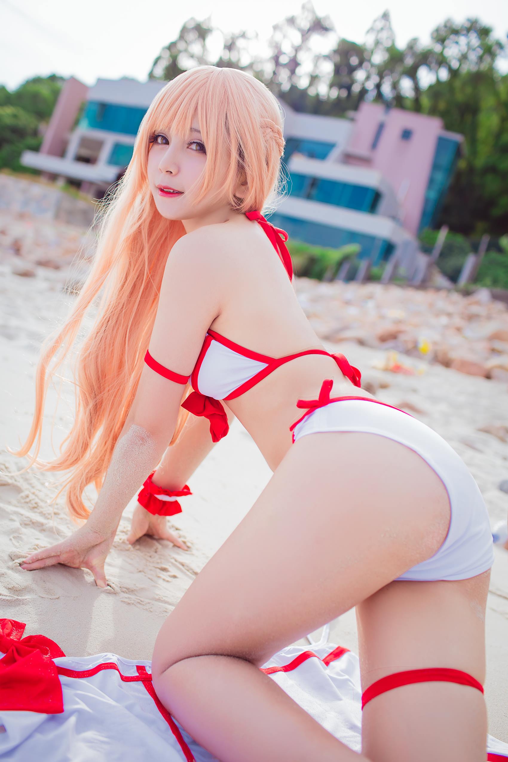 秋山AkI  亚丝娜泳衣[18P/154MB]