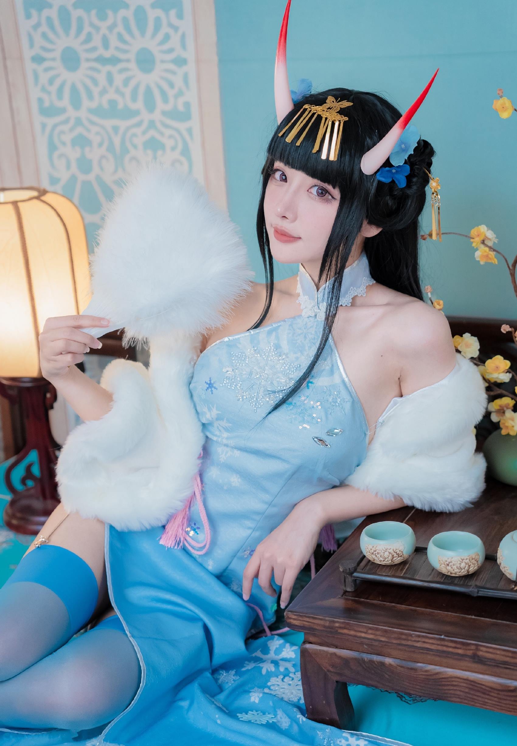 紫氯氯 - 能代 貅 旗袍[18P/27MB]