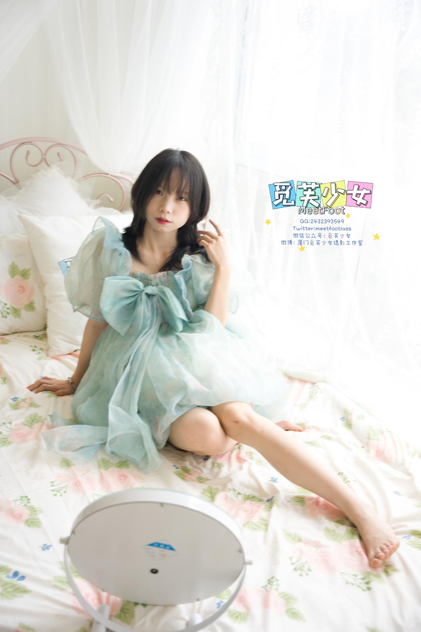 [觅芙少女]NO.033 小婉-一袭蓝色纱裙构筑今晚浪漫的梦境[249P/1V/5.61GB]