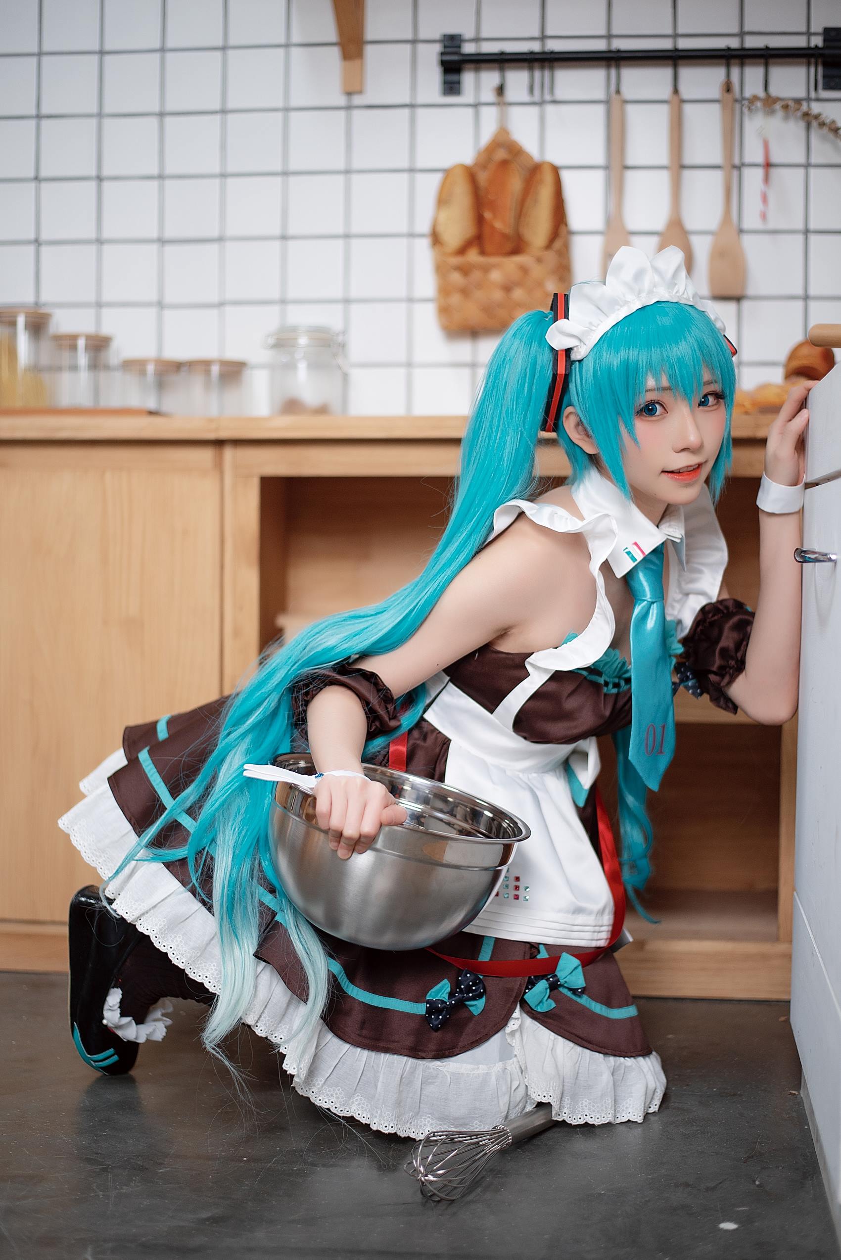 人气Coser@Kitaro_绮太郎 初音miku6[15P/225MB]
