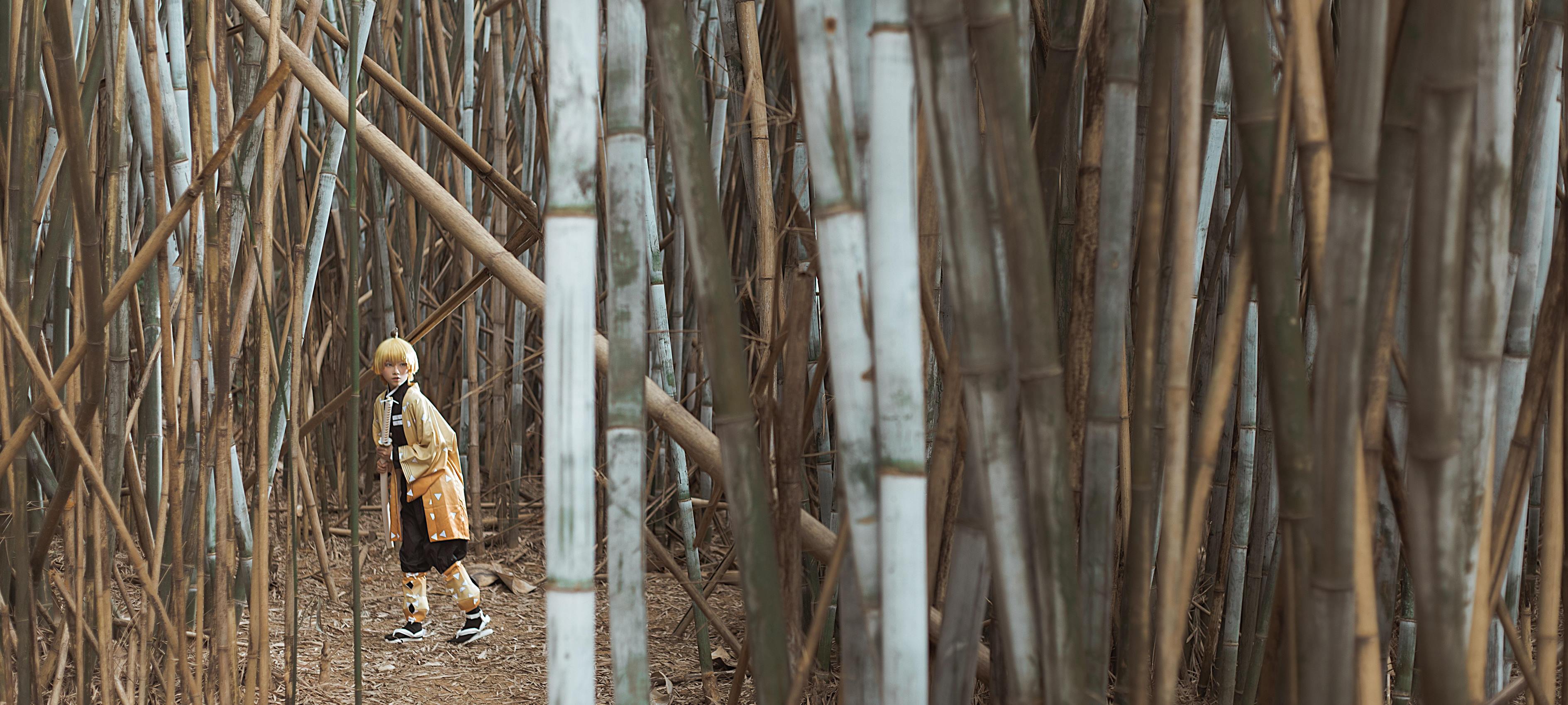 人气Coser@Kitaro_绮太郎 鬼灭之刃 我妻善逸[30P/104MB]