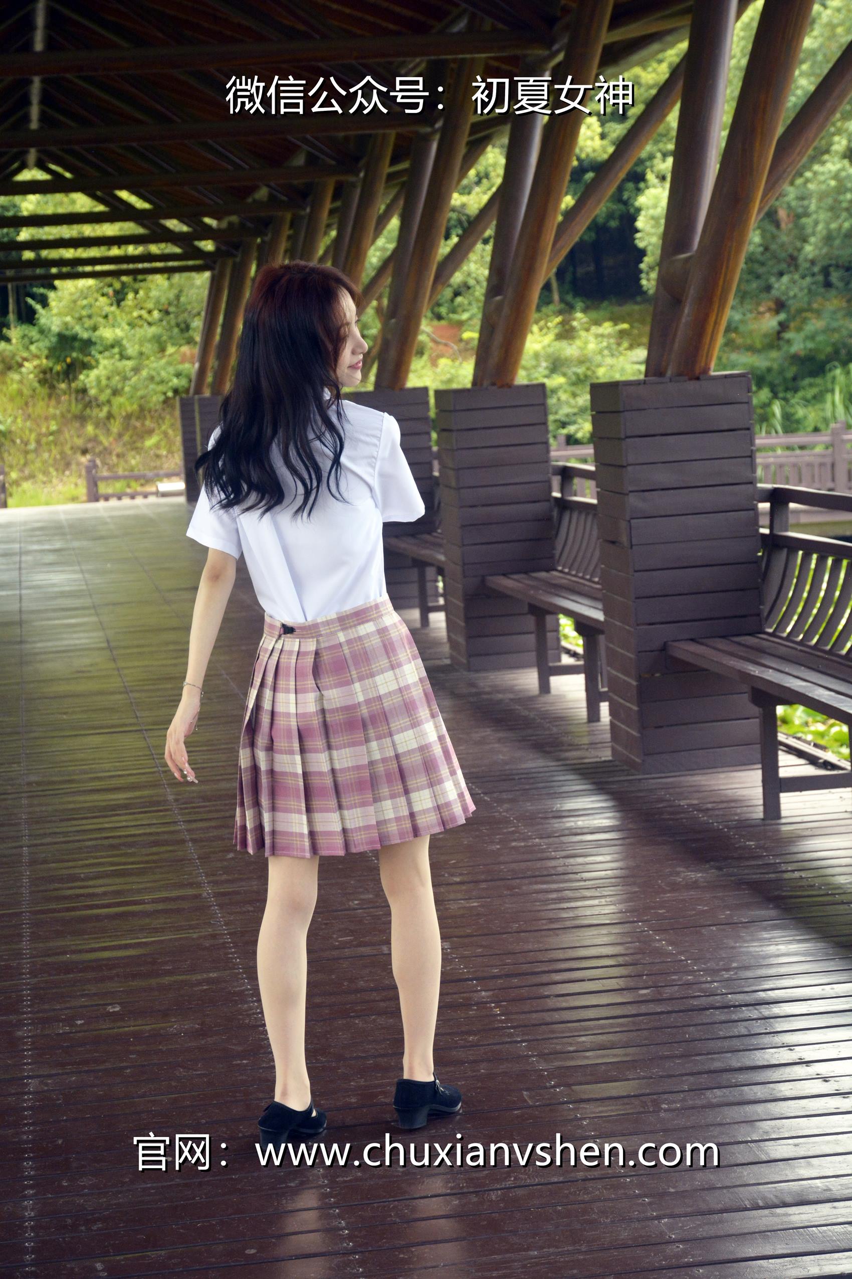 初夏女神 NO.073 柒柒 我的粉色JK[175P/1V/6.14GB]