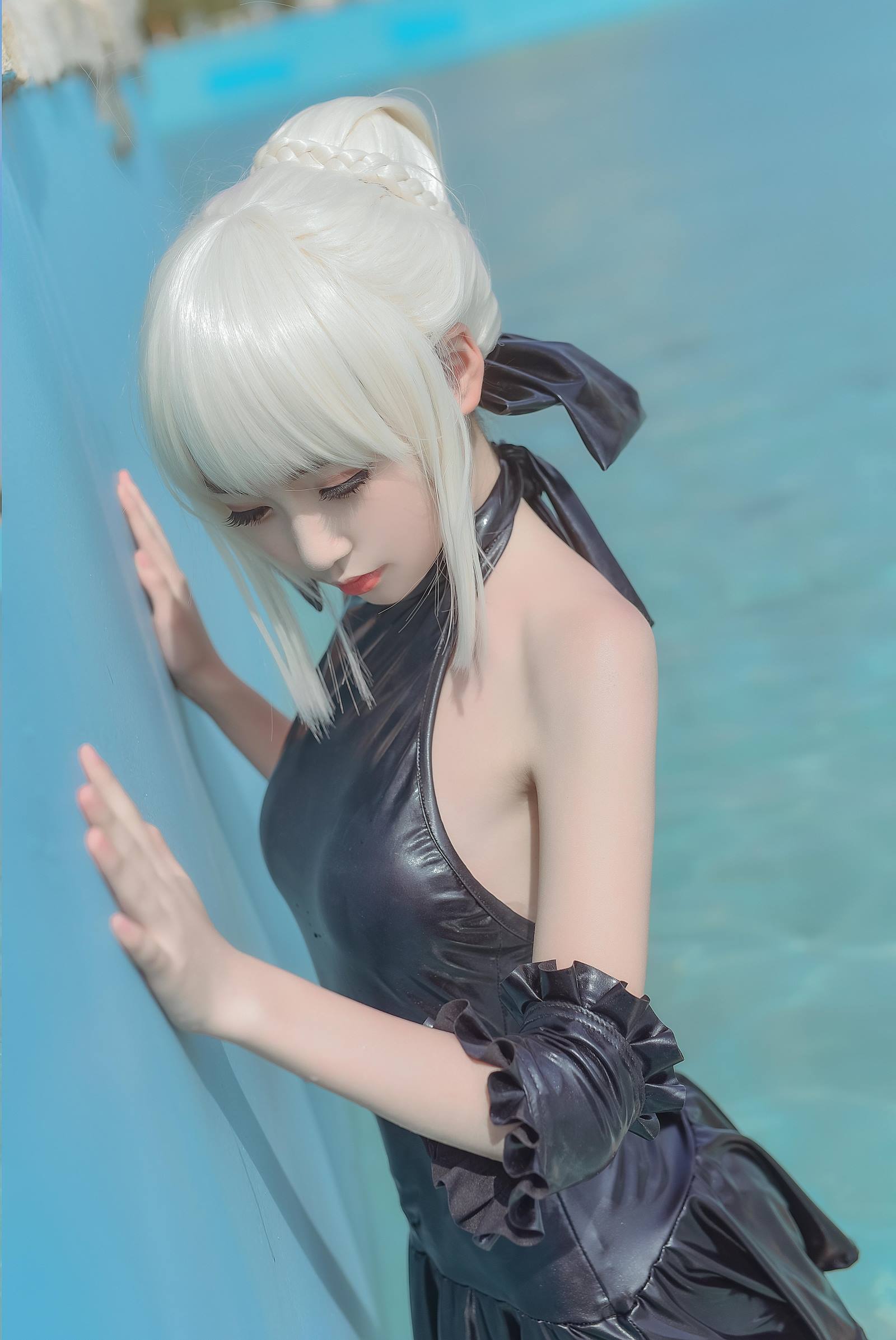 这个泡泡就是逊啦 - 黑saber泳装[12P/27MB]