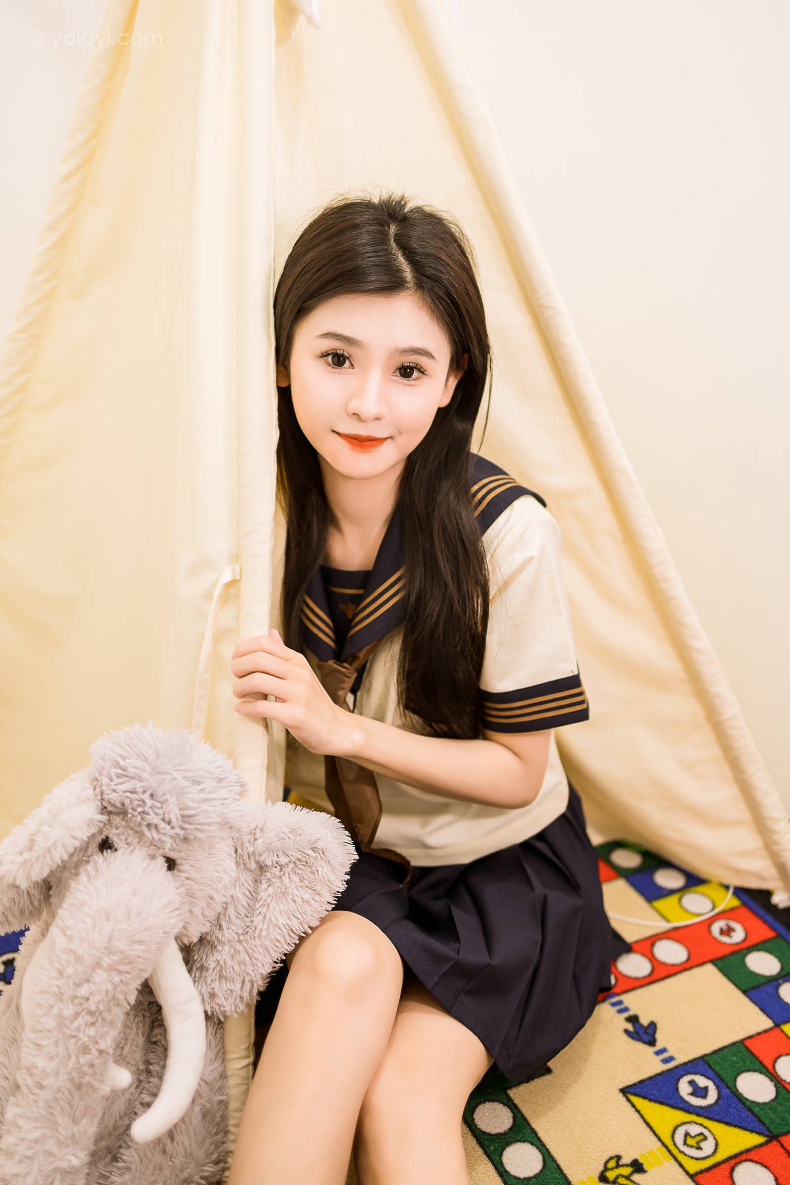 [YALAYI雅拉伊]2023.08.31 NO.1067 今天就穿jk吧 若婷[45+1P/242MB]