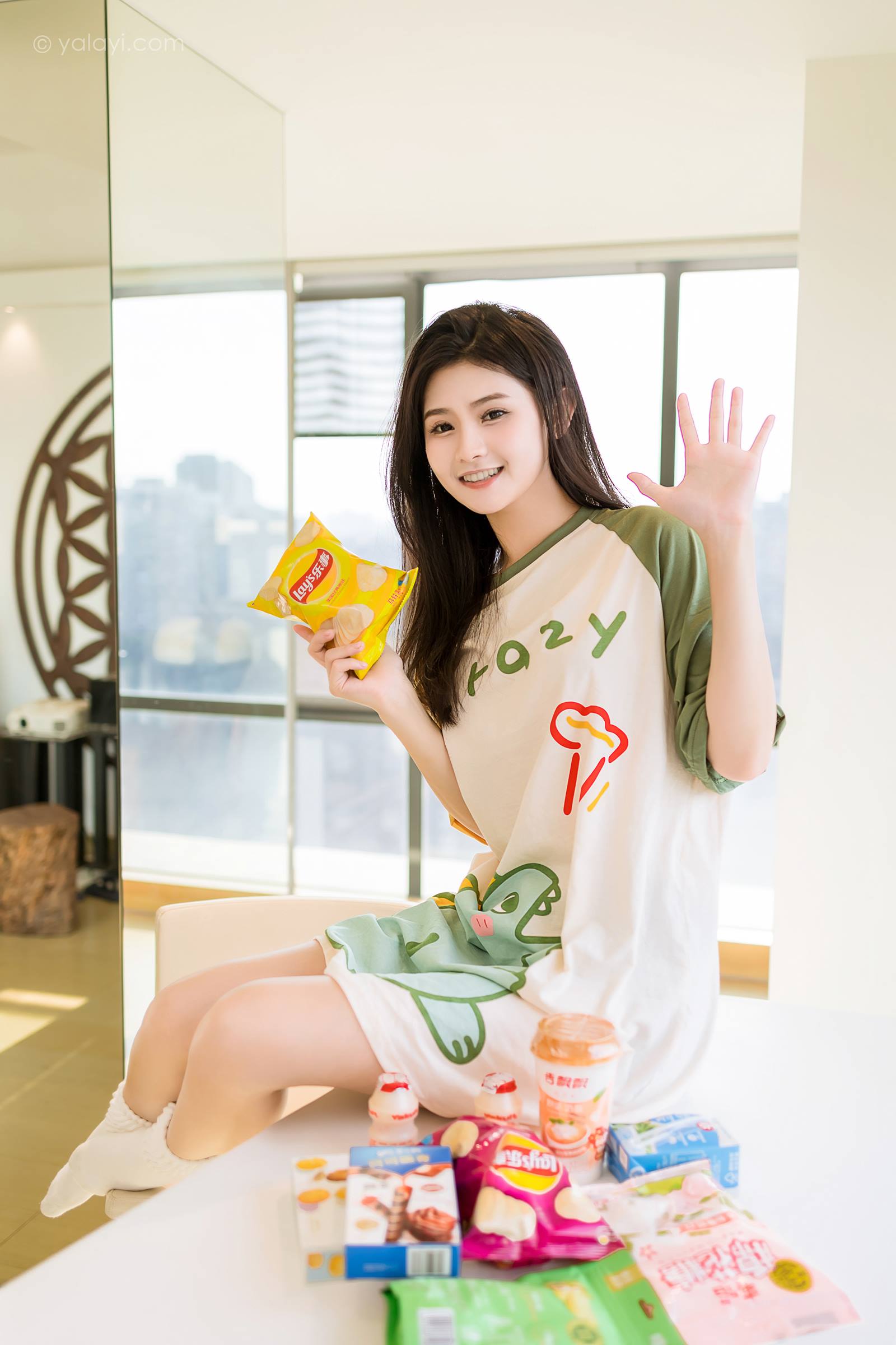 [YALAYI雅拉伊]2023.09.29 NO.1072 小恐龙睡衣 若婷[45+1P/231MB]