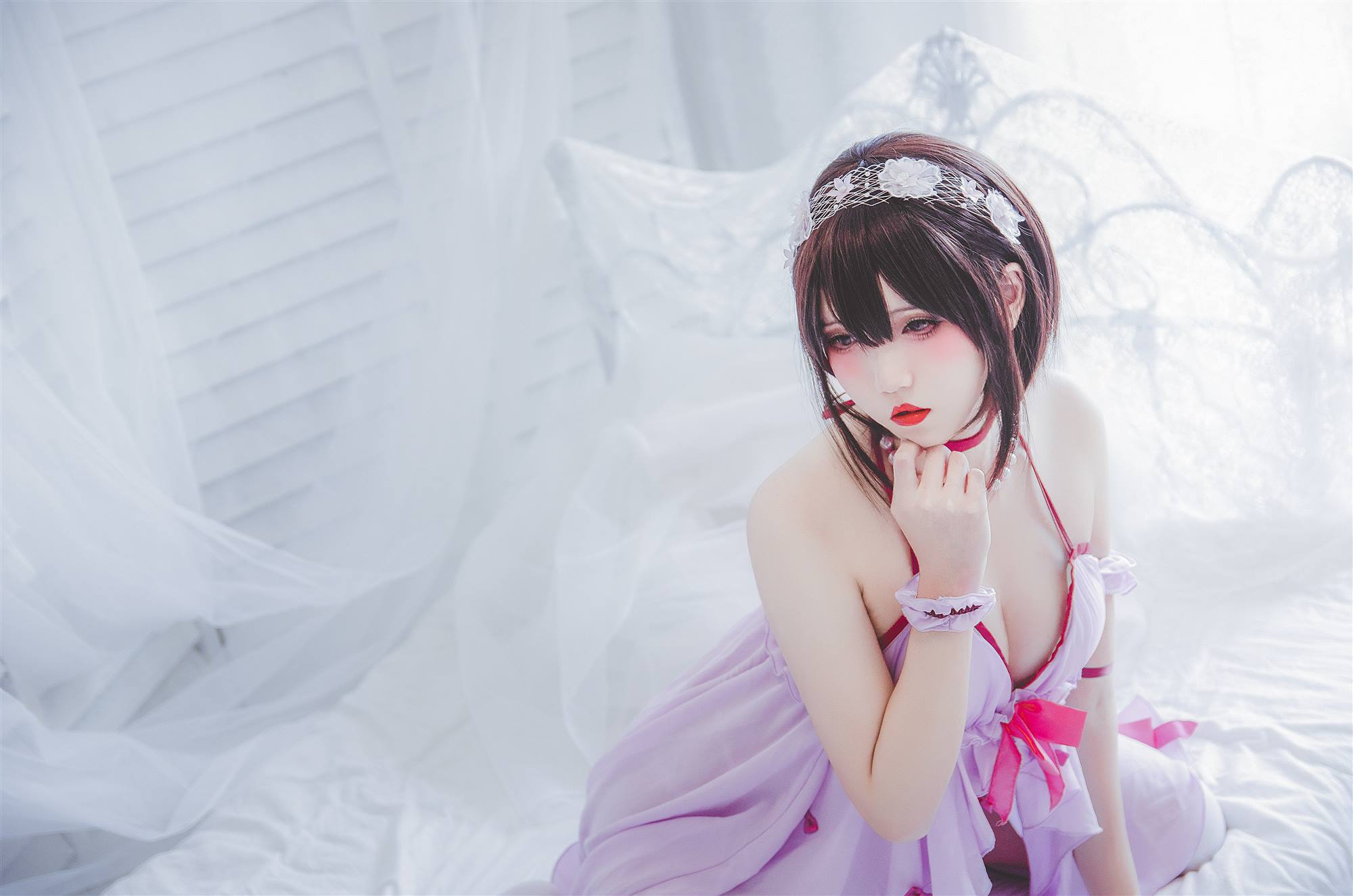 阿薰kaOri - 加藤惠睡衣[15P/57MB]