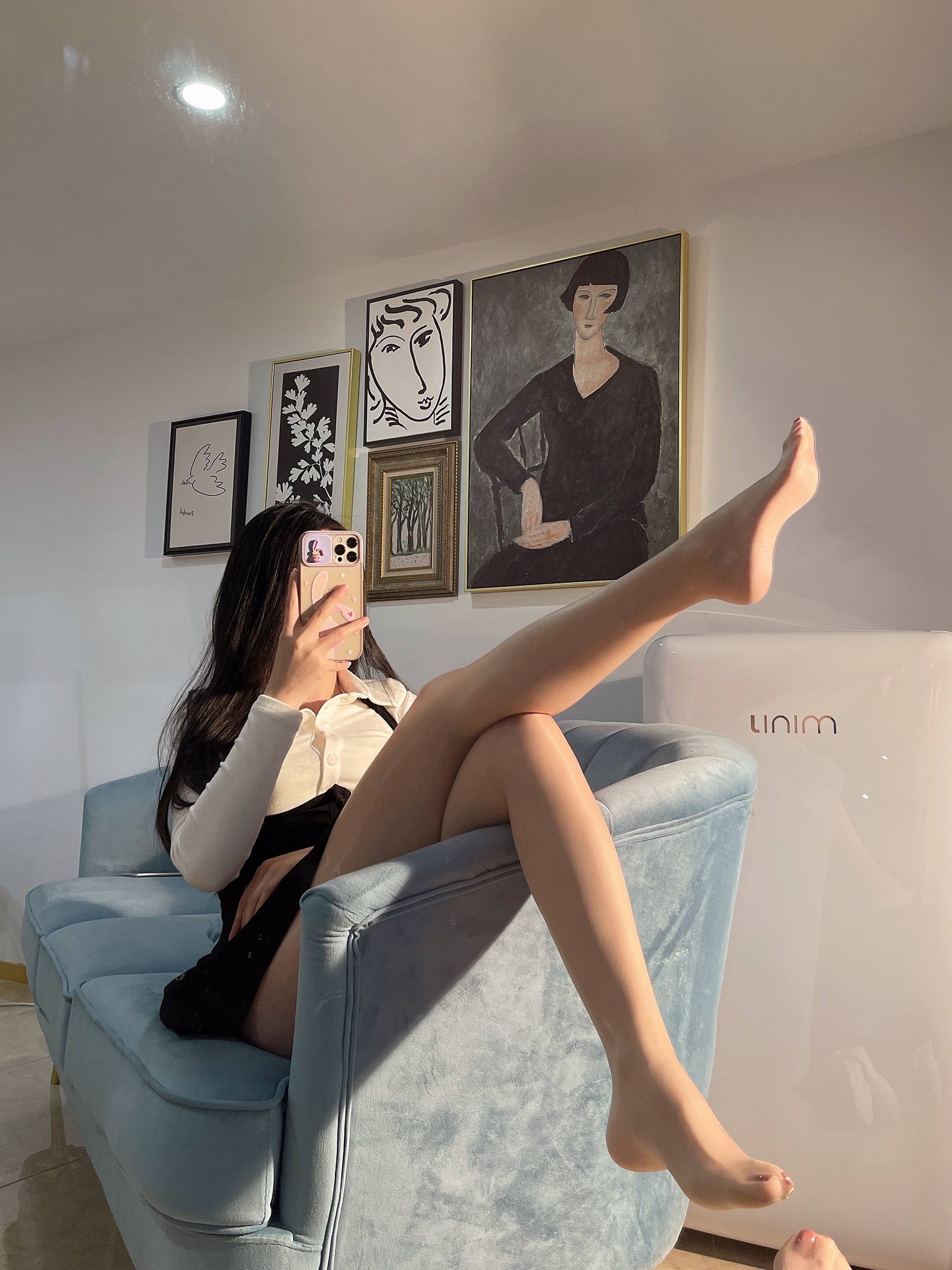 小九九[July芝岚] - 油亮肉丝加白棉袜[60P/168MB]