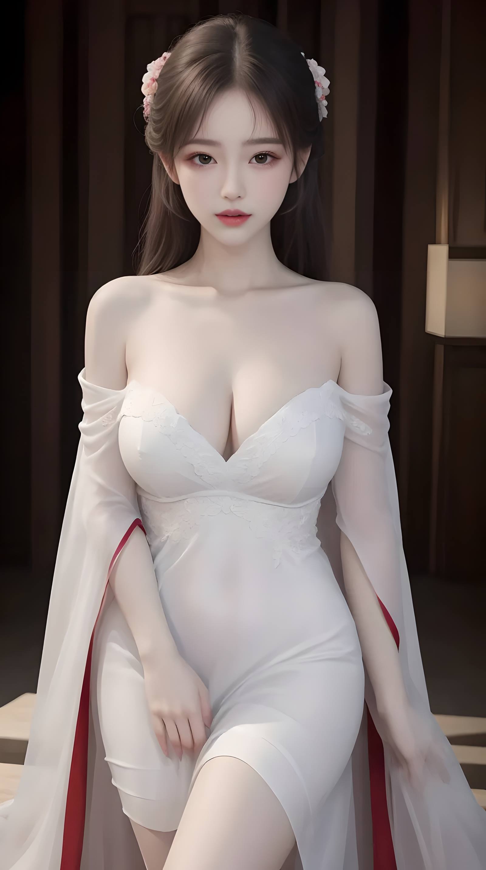 AI绘画 070 温婉柔美穿着浅青色服饰的美女 [30P/319MB]