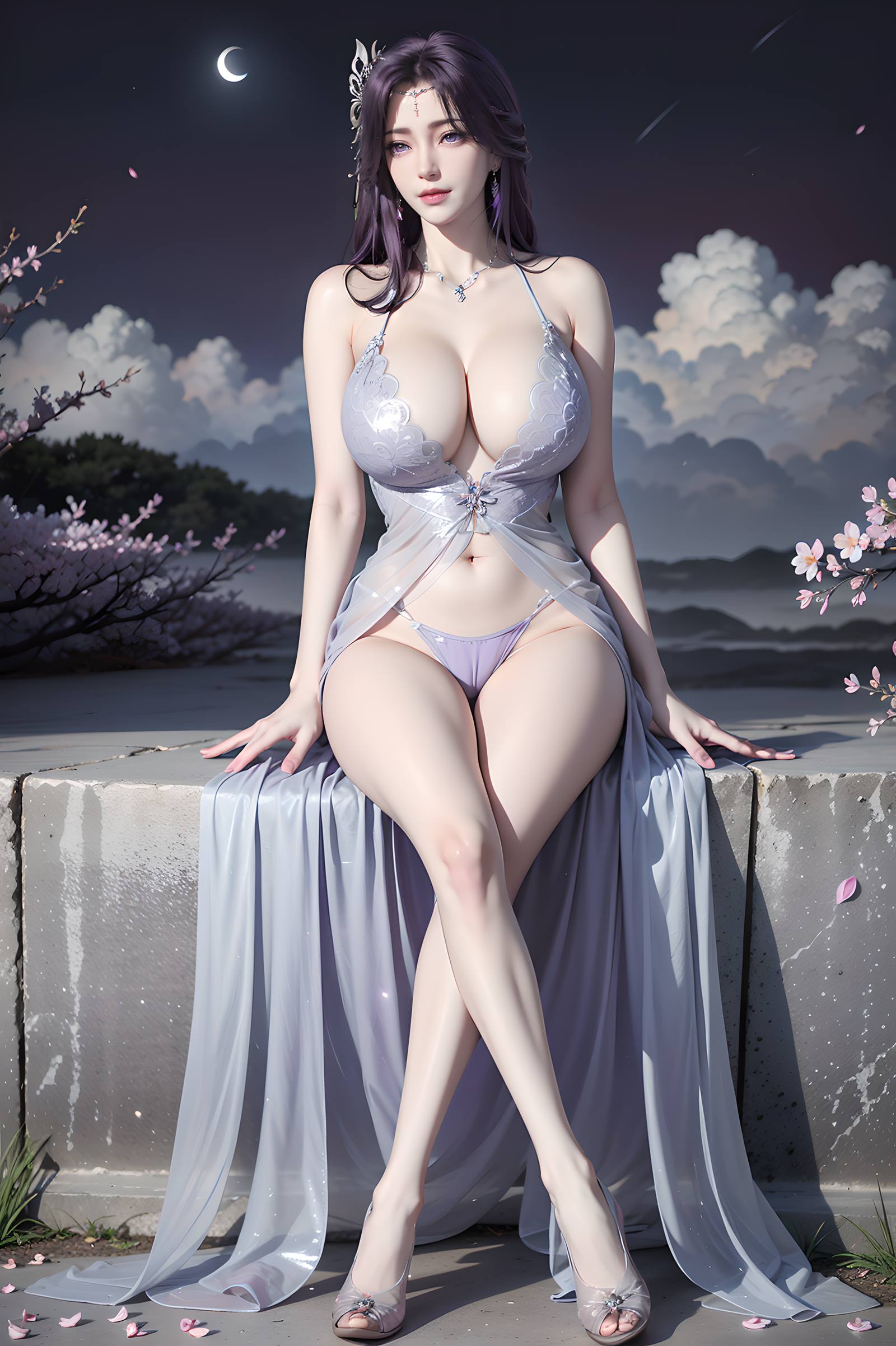 AI绘画 国漫完美世界 068 云曦薄纱写真[78P/354MB]