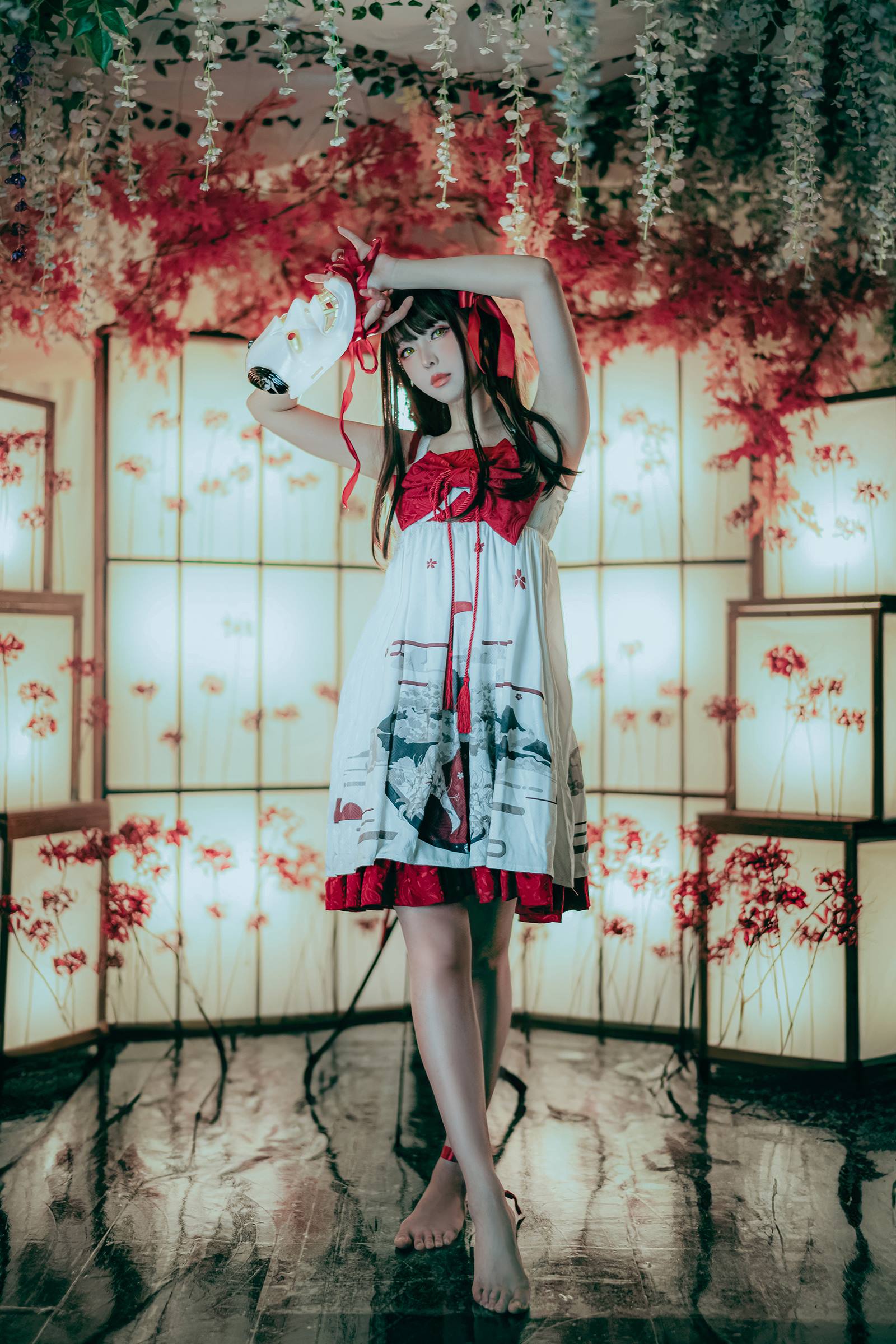 Ely_eee(ElyEE子) - Oni Higanbana 鬼面彼岸[15P/42MB]