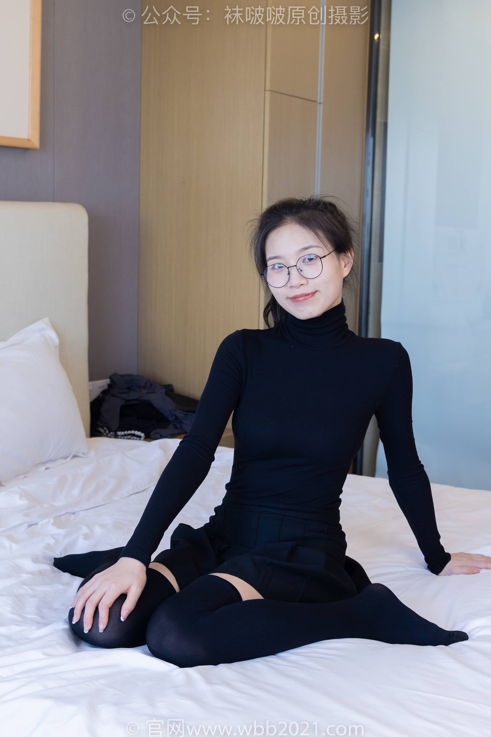 [BoBoSocks袜啵啵]NO.313 芝士-皮鞋、平底鞋、厚黑丝、厚黑丝大腿袜[150P/1V/6.30GB]