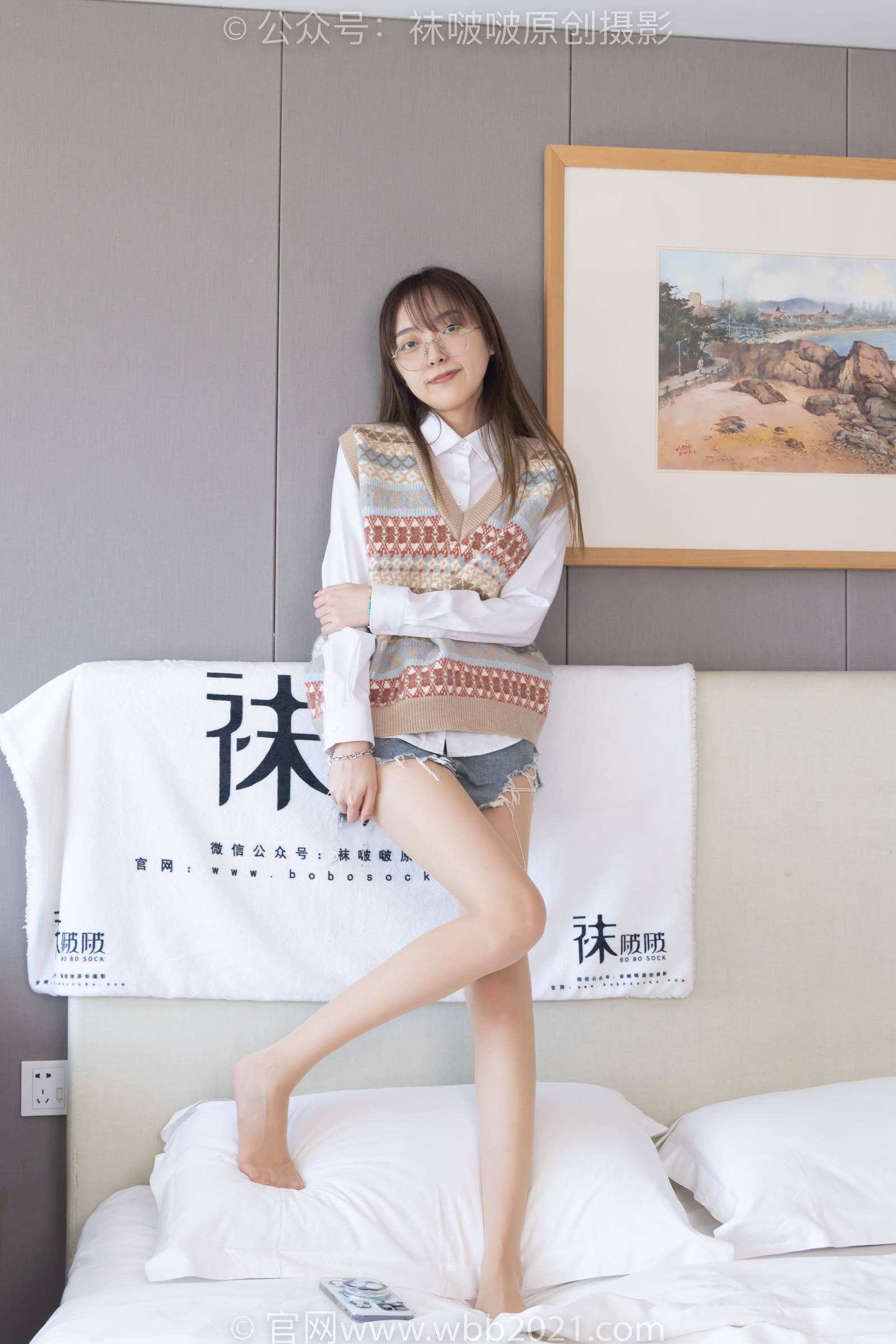 [BoBoSocks袜啵啵]NO.316 稚予-运动鞋、马丁靴、肉丝[160P/1V/6.36GB]