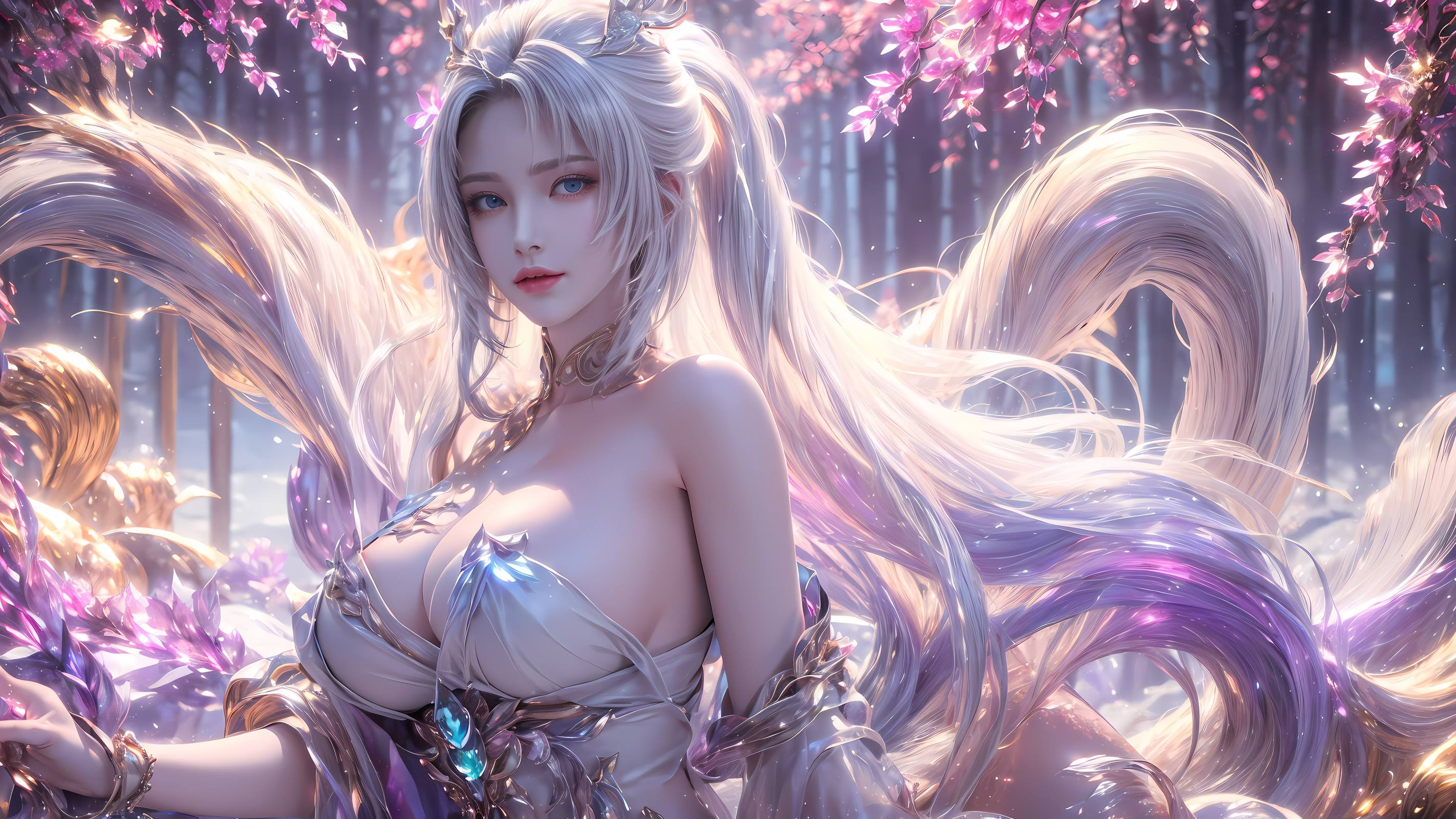 AI绘画 102完美世界-天狐仙子[128P/165MB]