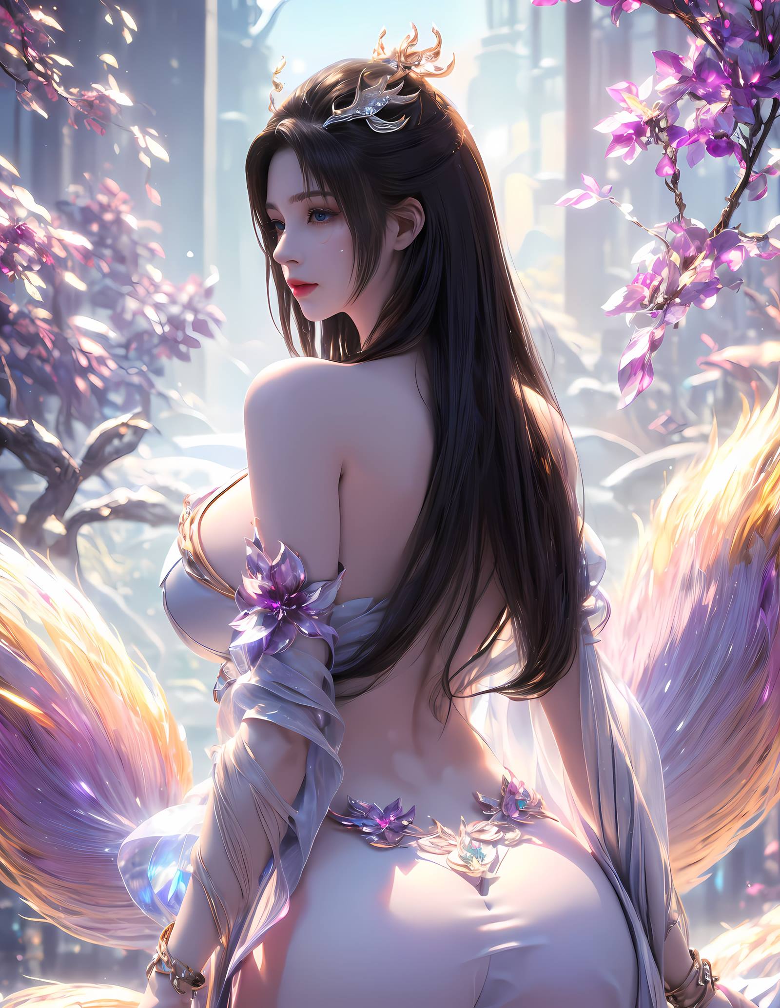 AI绘画 102完美世界-天狐仙子[128P/165MB]