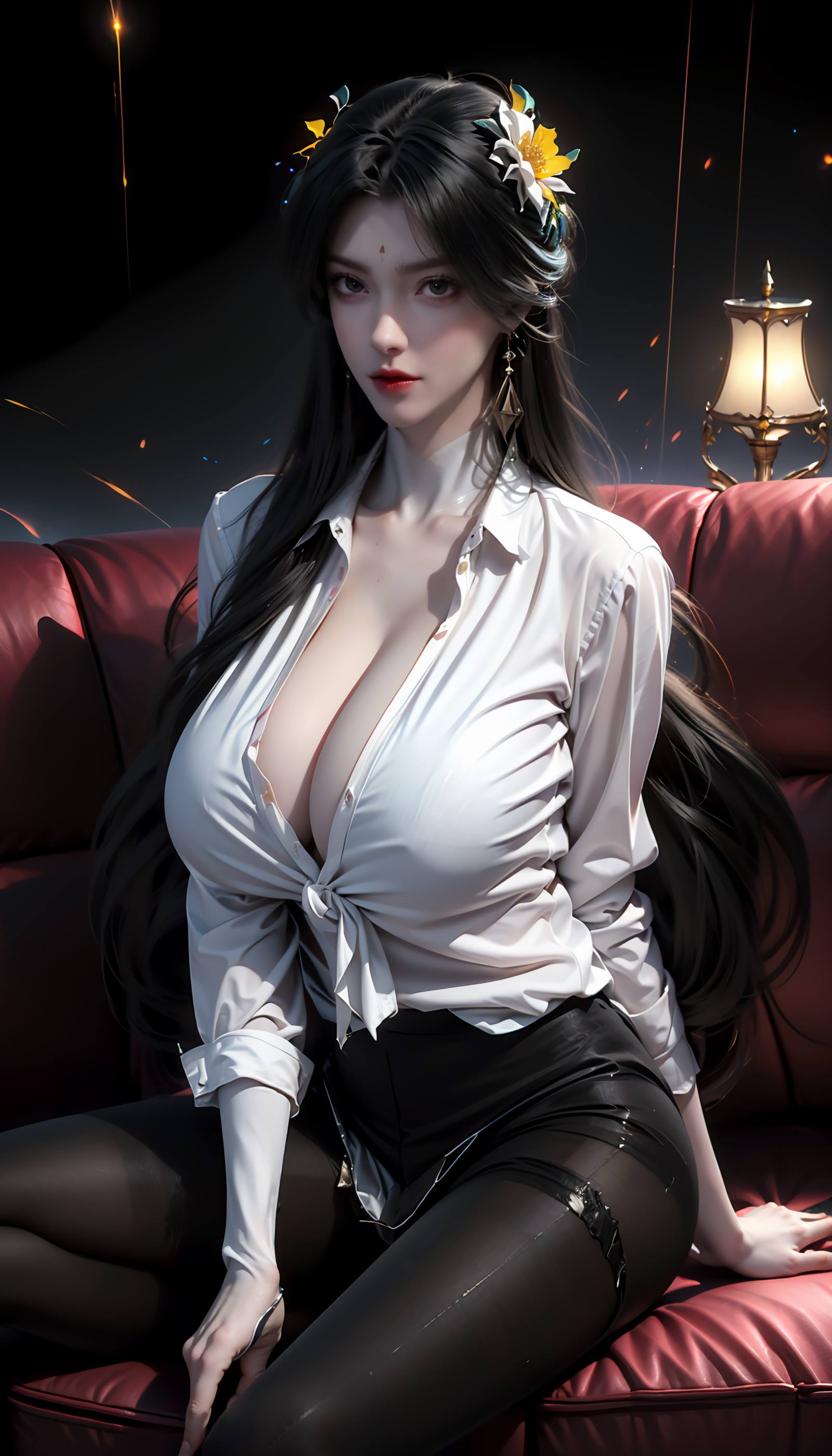 AI绘画 110 完美世界 柳神 黑丝衬衫[90P/440MB]