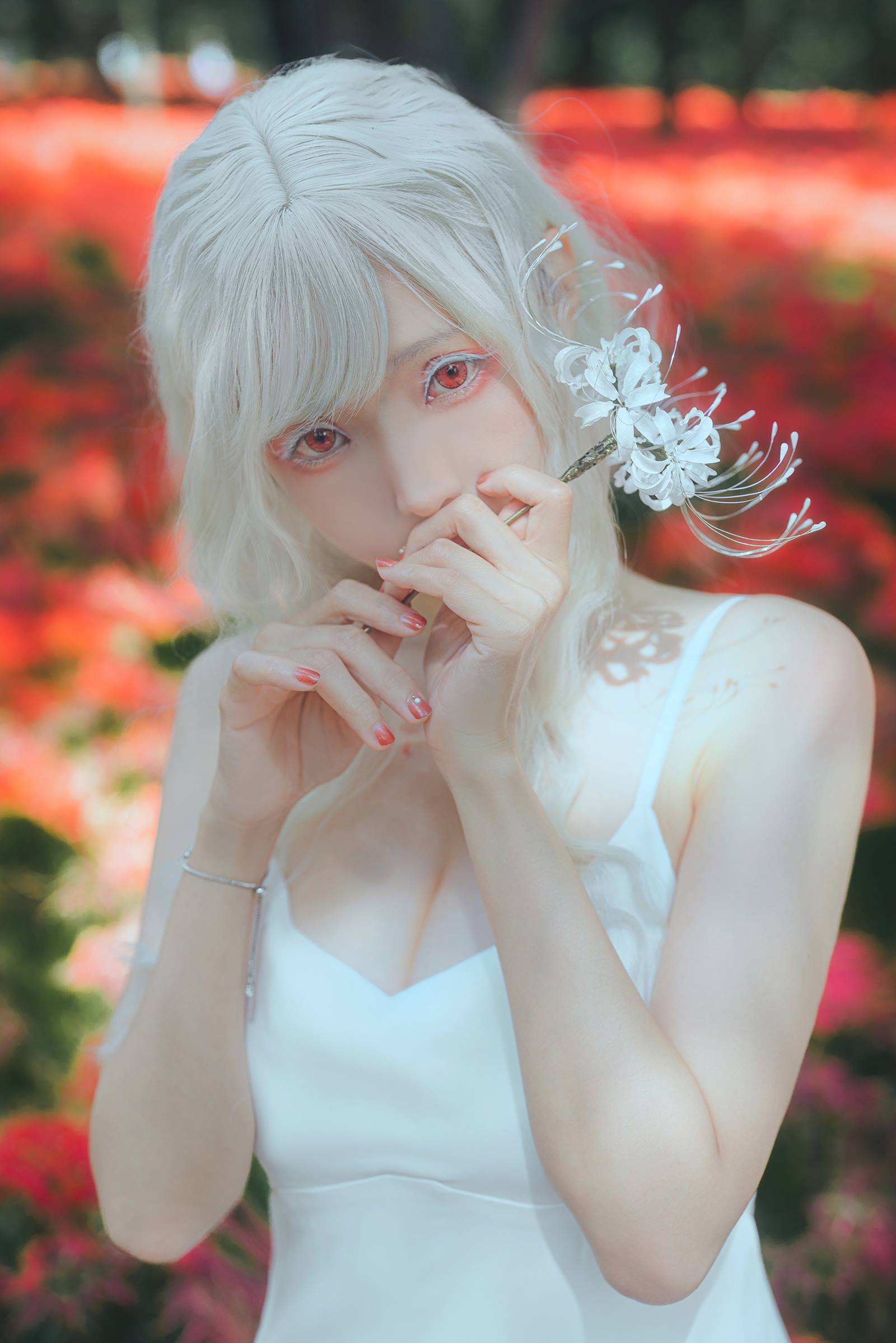 ElyEE子 B-White spider lily 白瓷彼岸 [27P/83MB]