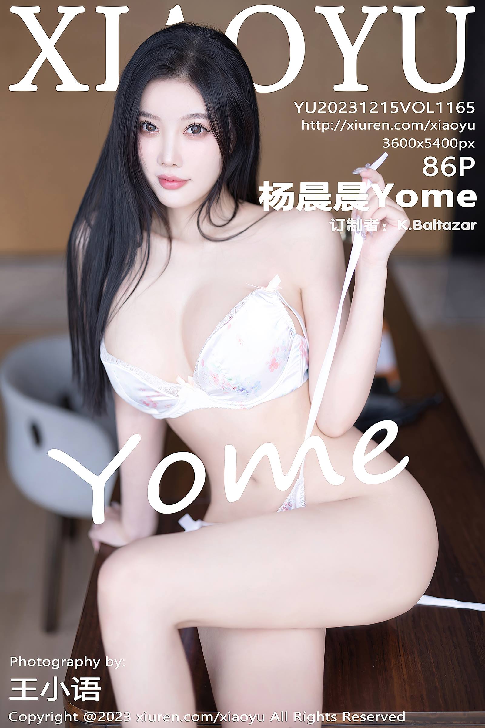 [XIAOYU语画界]2023.12.15 VOL.1165 杨晨晨Yome[86+1P/630MB]