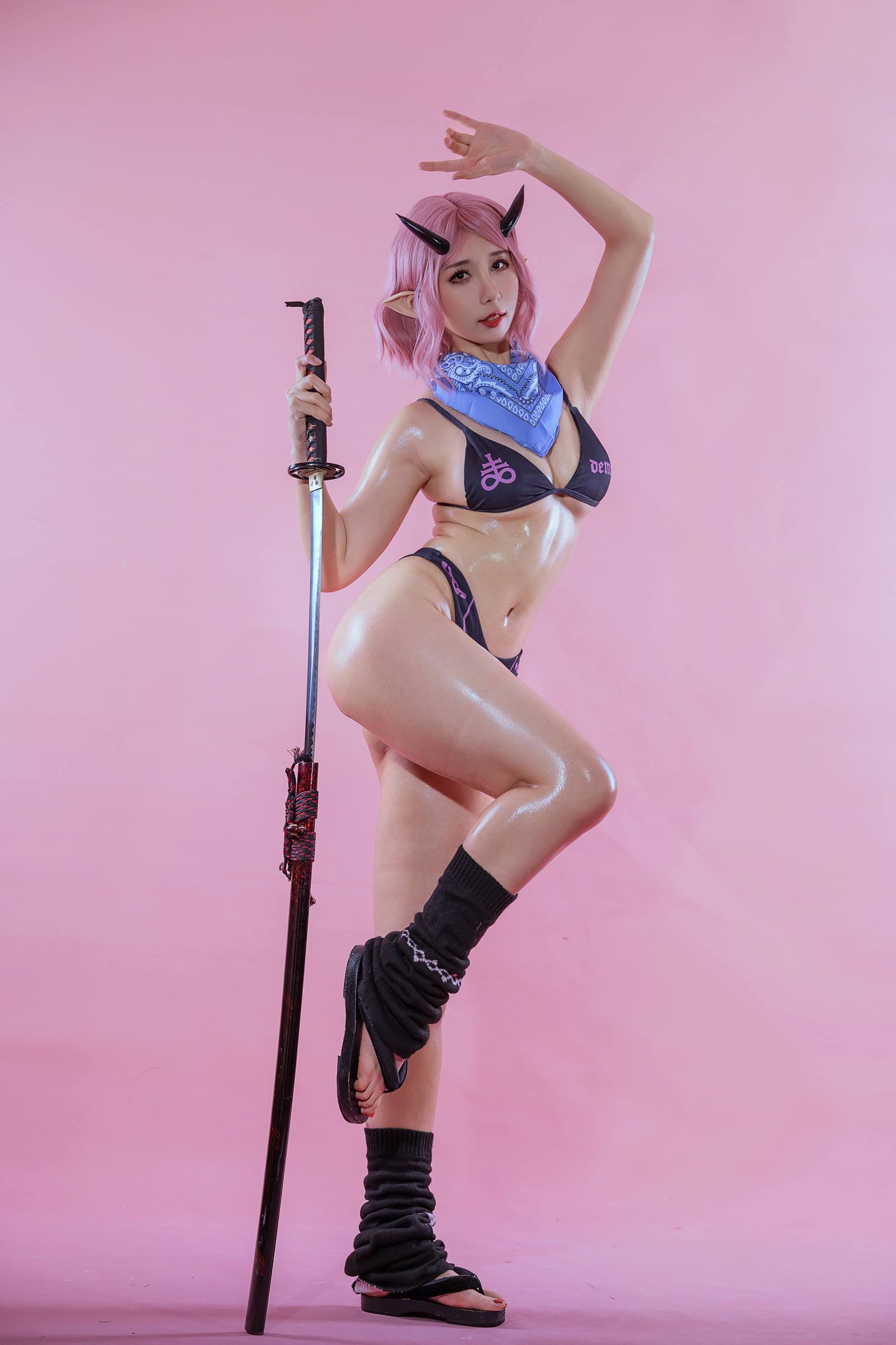 云溪溪 - 御前二叶 鬼人[28P/263MB]