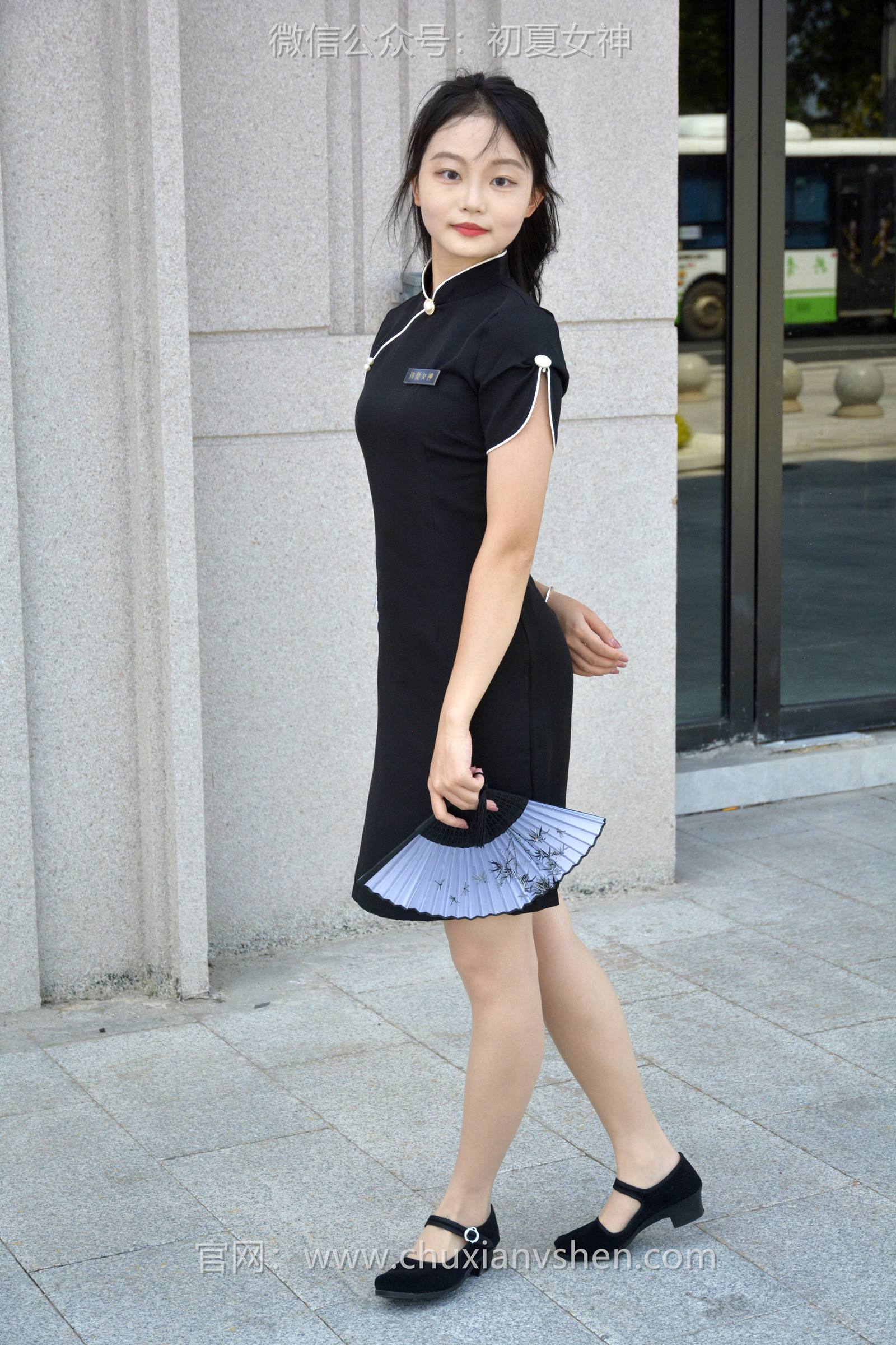 初夏女神 NO.089 双双 黑色旗袍[140P/1V/5.39GB]