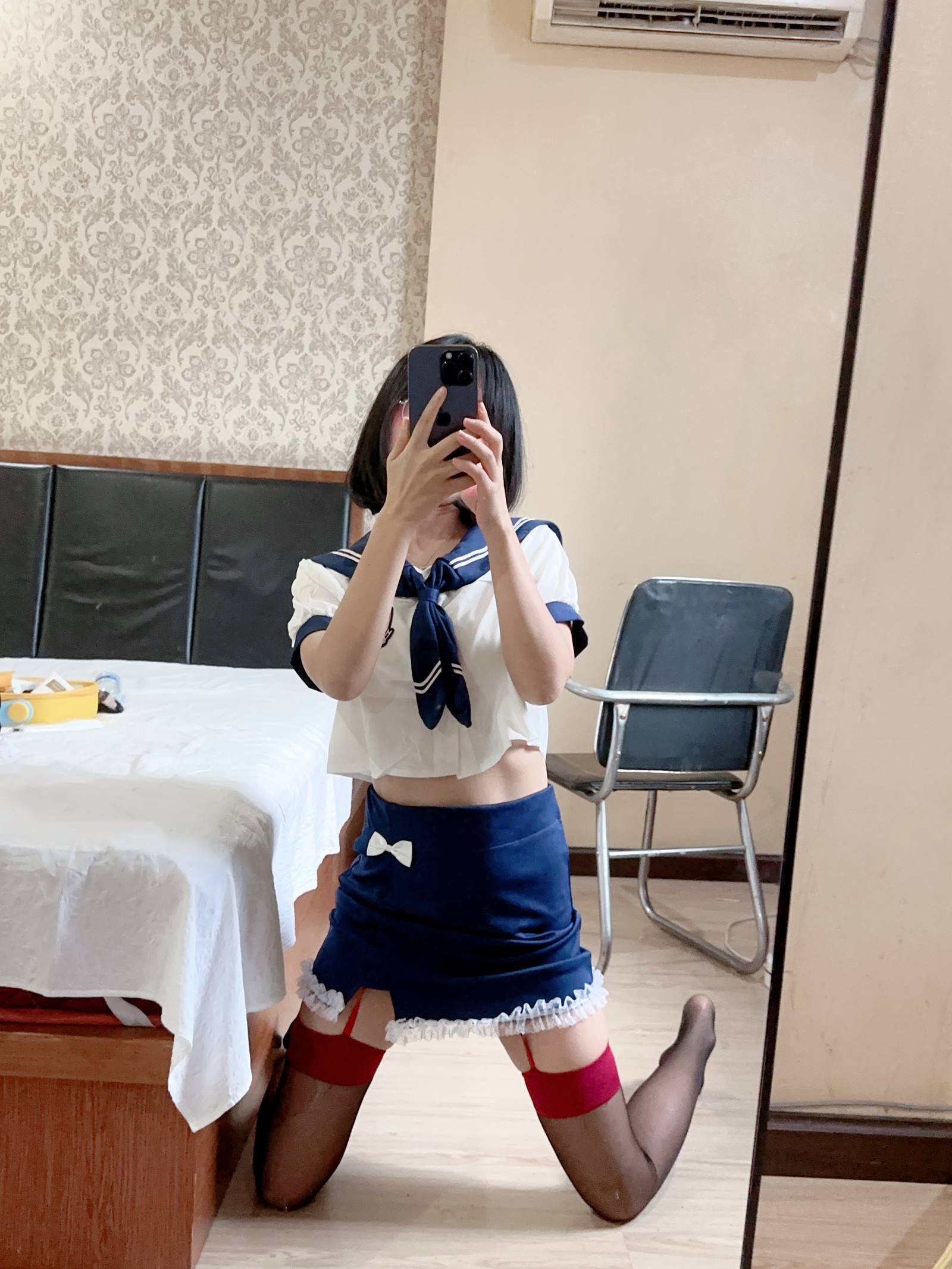 动漫博主@胜利的小生活微密圈系列 -海军风 [11P/3V/52MB]