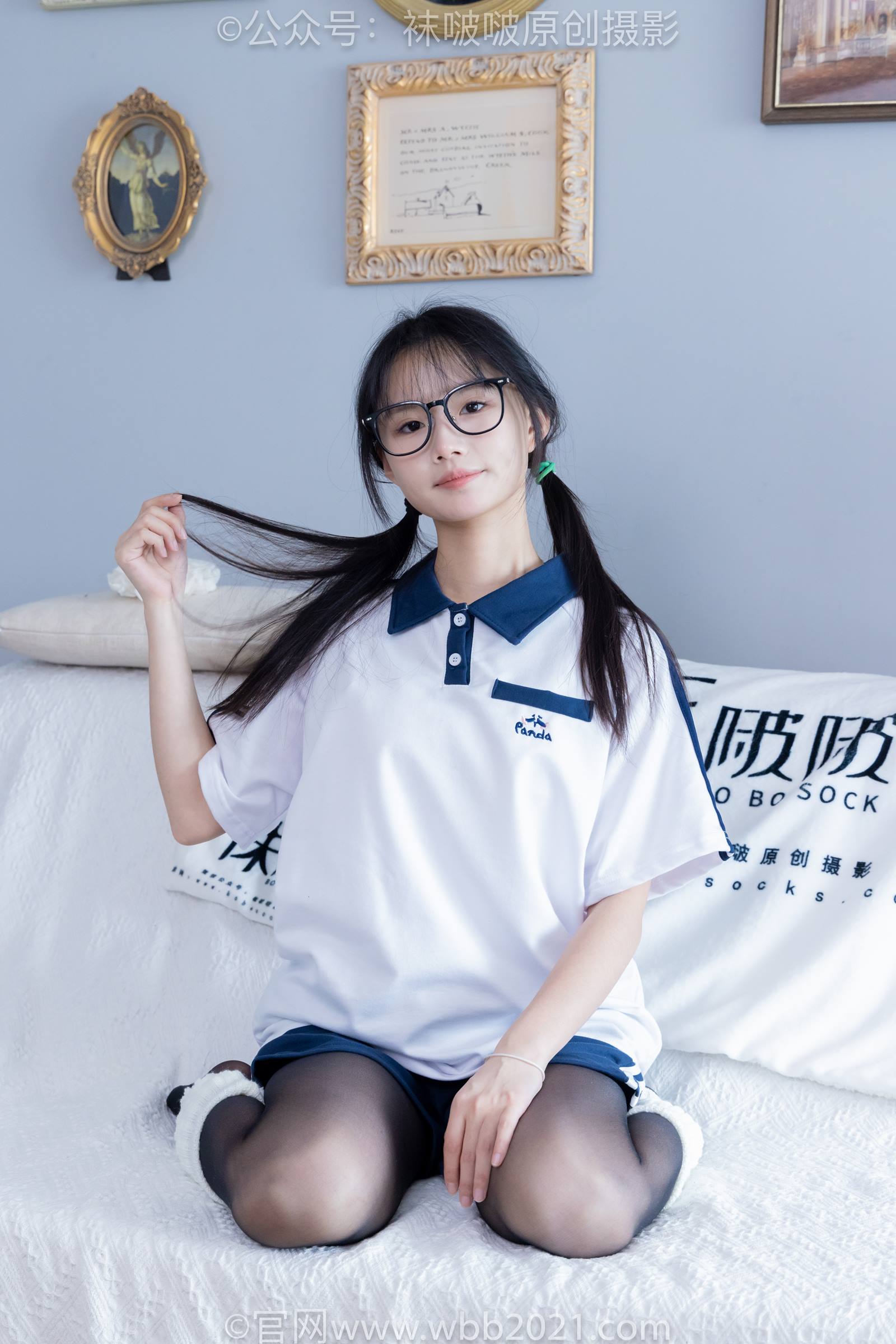 [BoBoSocks袜啵啵]NO.335 甜甜圈-校服、运动鞋、薄黑丝、袜套[154P/1V/7.48GB]