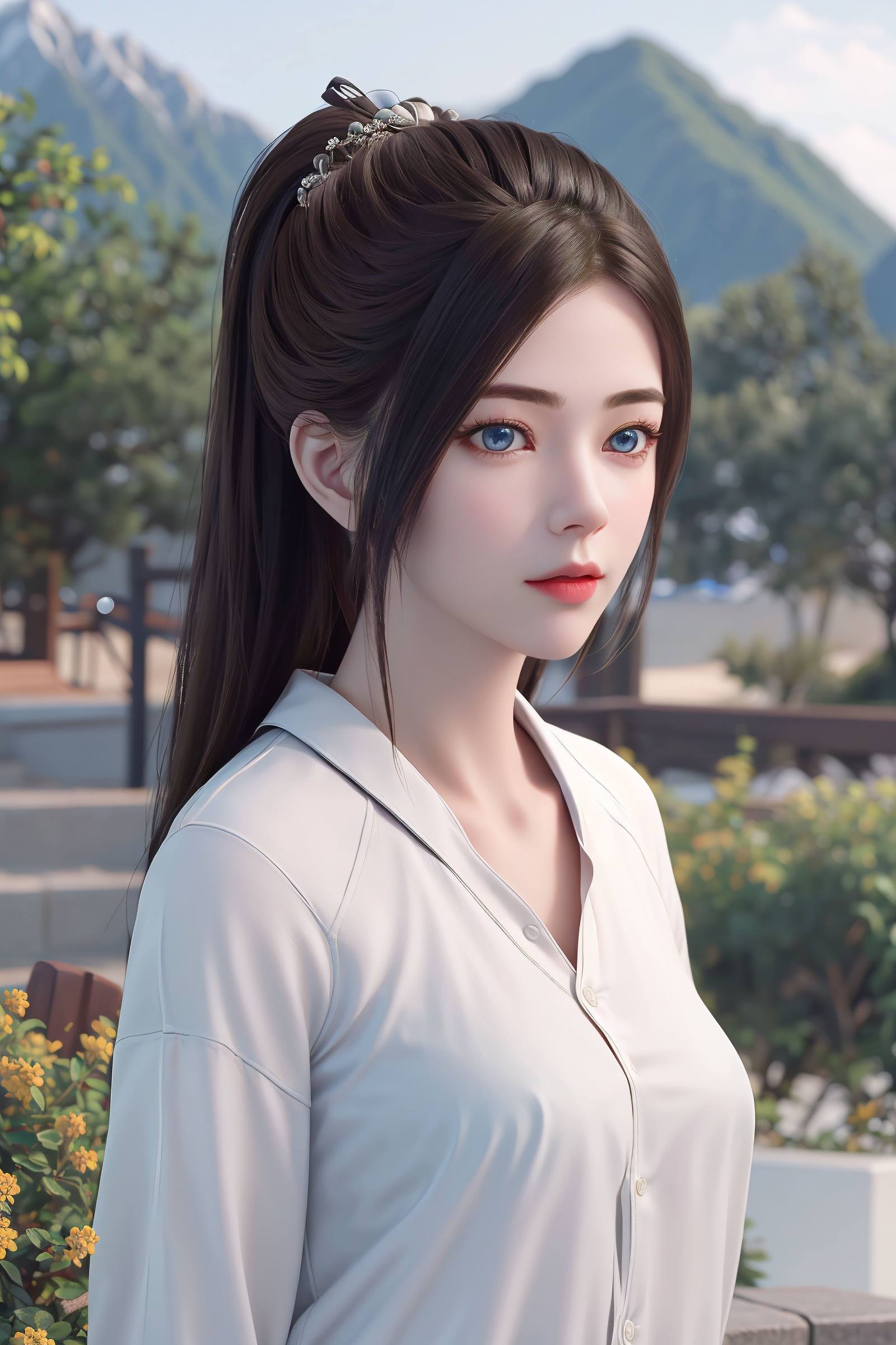 AI绘画 130 龙蛇演义-唐紫尘白衬衫[20P/51.4MB]