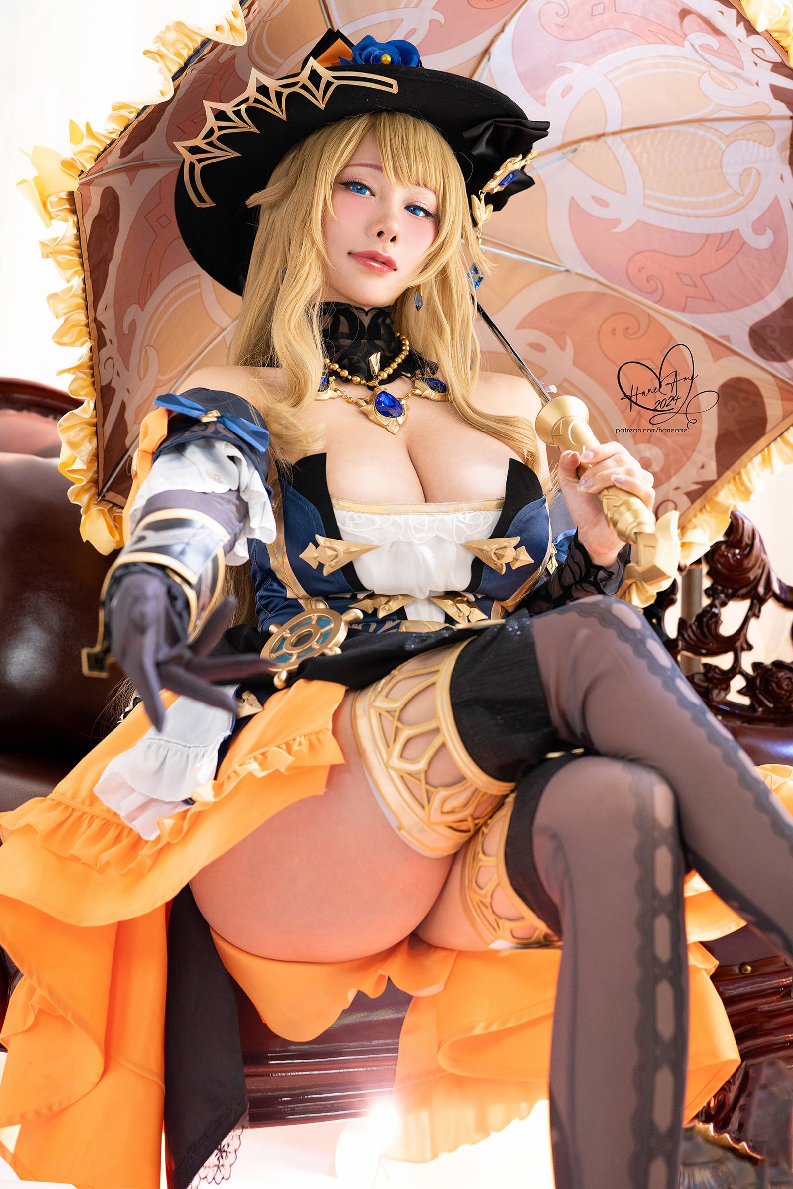 雨波HaneAme 24年02月订阅 GenshinImpact_Navia娜薇亞[36P/107M]