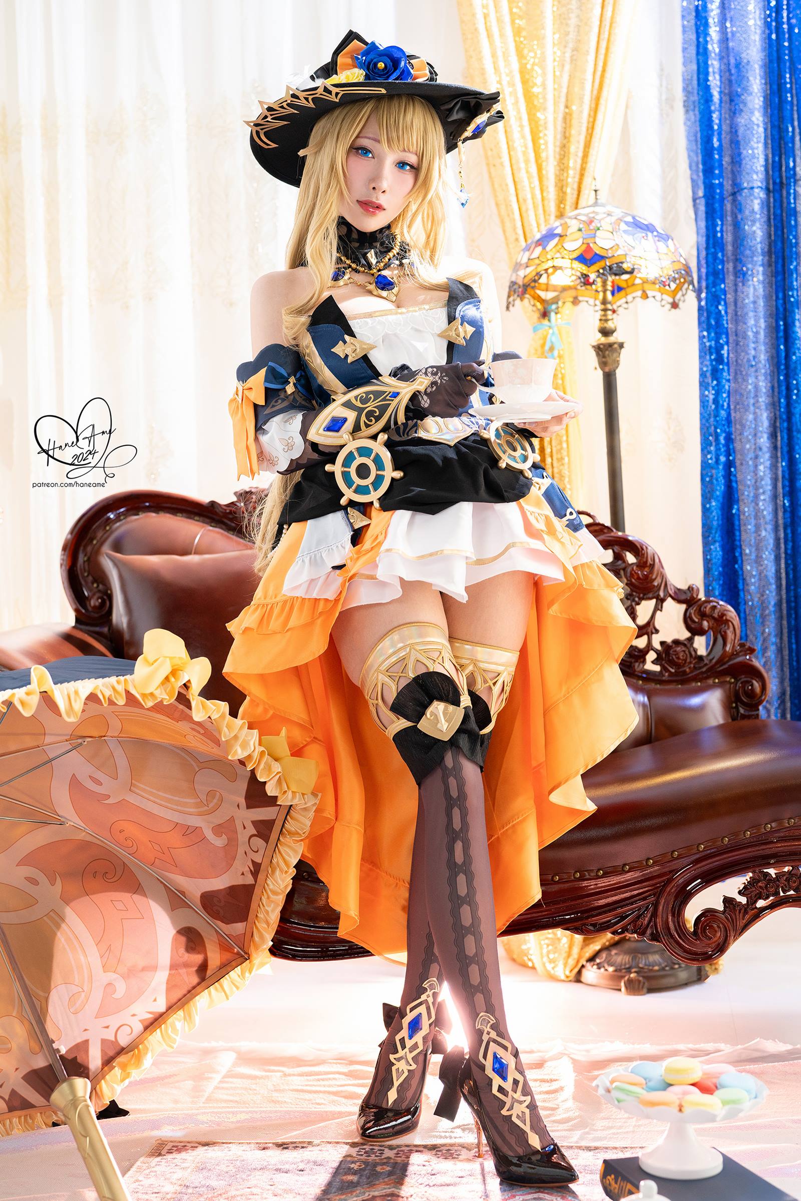 雨波HaneAme 24年02月订阅 GenshinImpact_Navia娜薇亞[36P/107M]