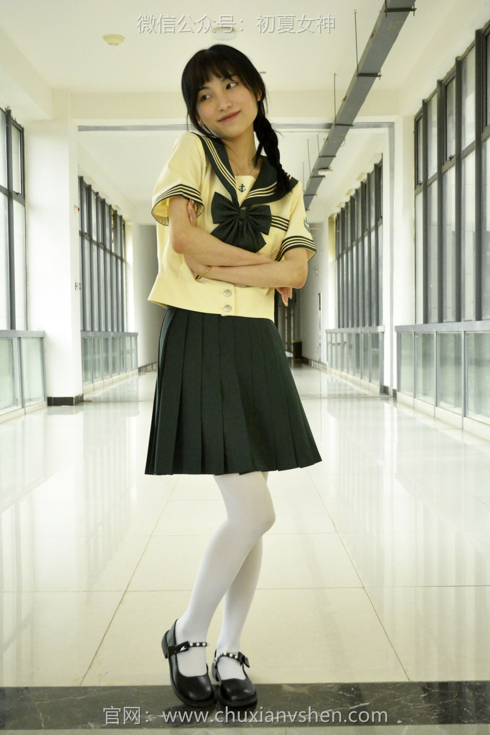 初夏女神 NO.098 柒柒 绿色水手服[140P/1V/4.76GB]